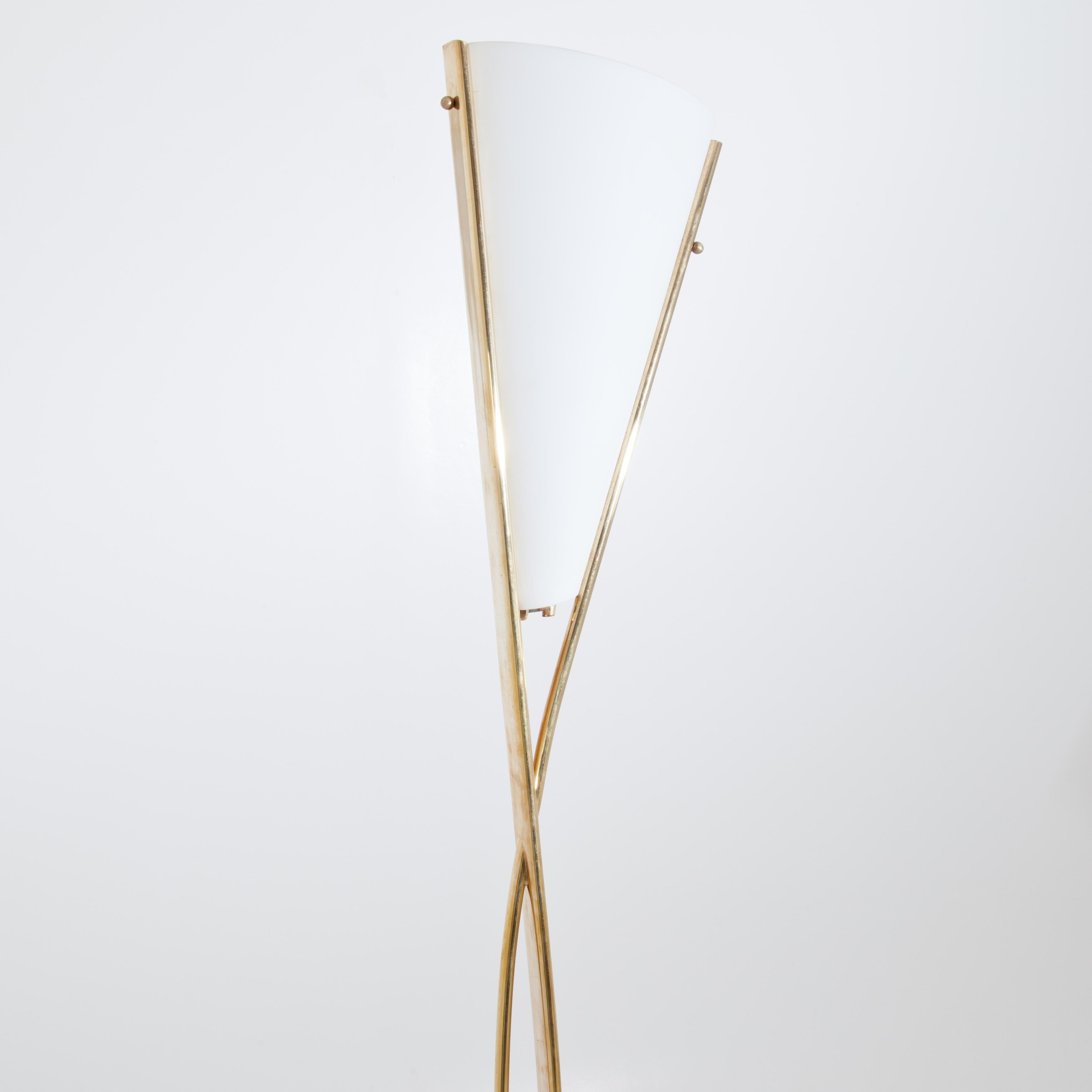 Brass Max Ingrand Floor Lamp, for Fontana Arte, Italy, circa 1958