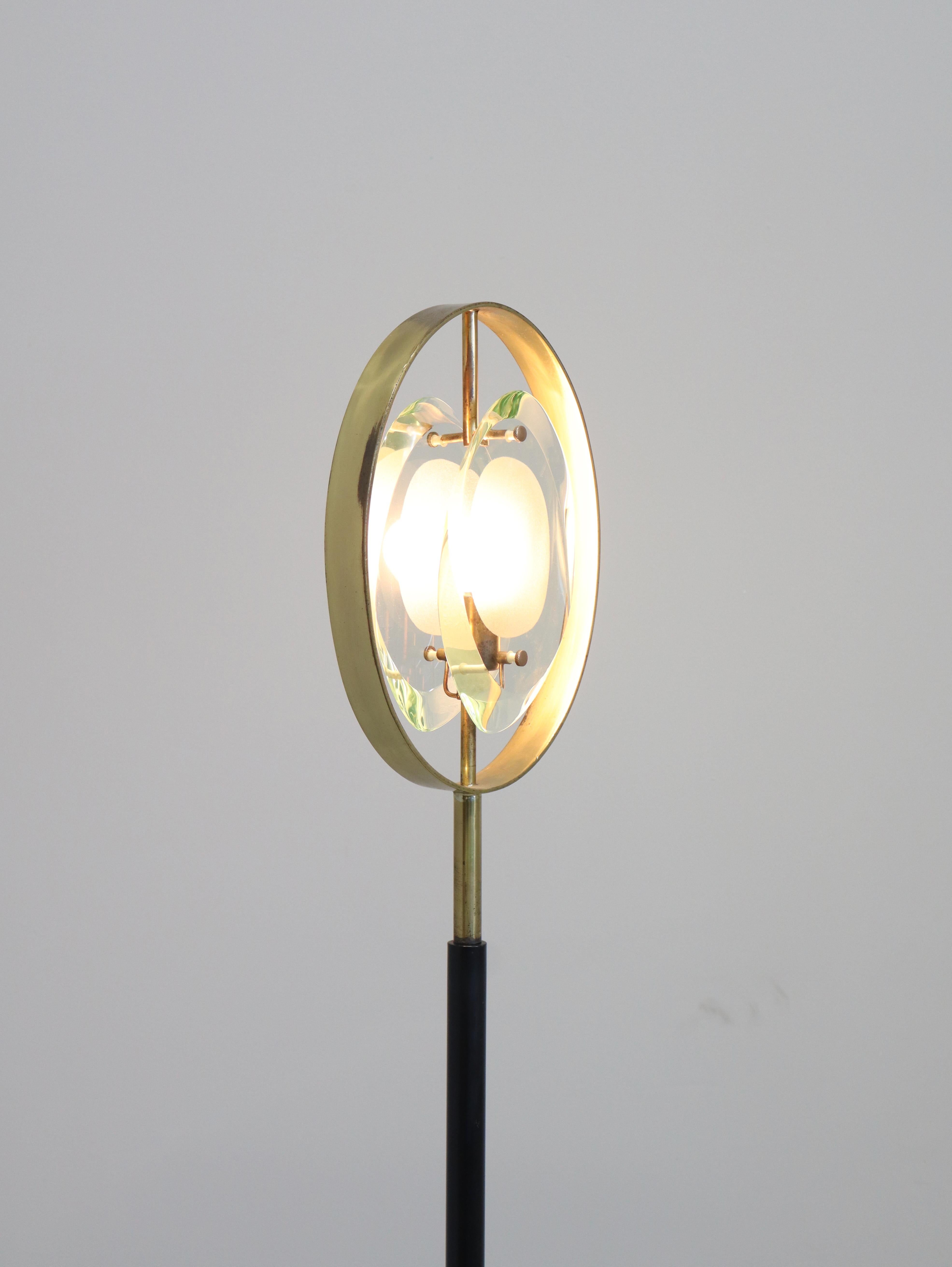 XX secolo Lampade da terra Max Ingrand 'Modello 2020' per Fontana Arte, 1961 in vendita