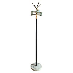 Max ingrand - Fontana Arte coat rack in glass, marble and brass 1955.