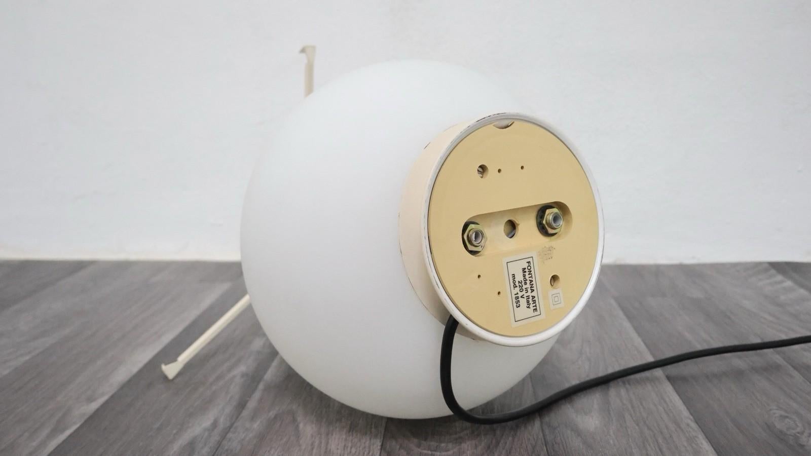 Max Ingrand Fontana Arte Lamp 1853 Medium H:54 cm 80s Design Modernism 4