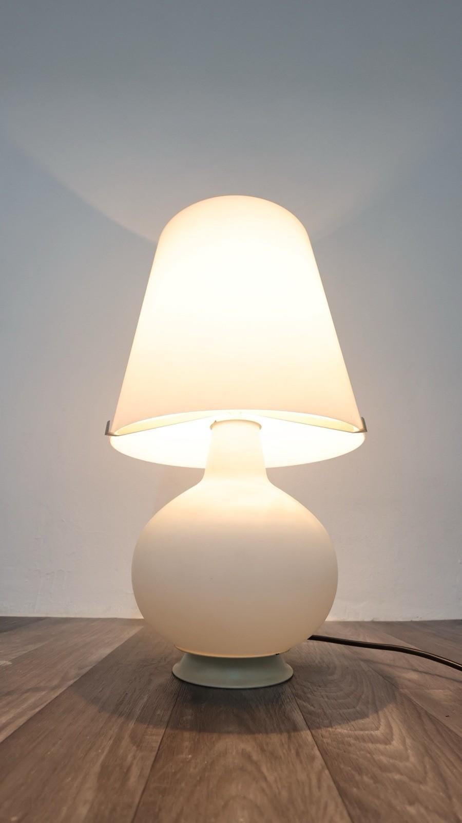 Max Ingrand Fontana Arte Lamp 1853 Medium H:54 cm 80s Design Modernism 1
