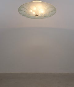 Große Einbaubeleuchtung aus Glas von Max Ingrand Fontana Arte, Italien, Moderne der Mitte des Jahrhunderts