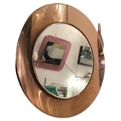 Max Ingrand Fontana Arte Spiegel Messing Glas 1968 Italien