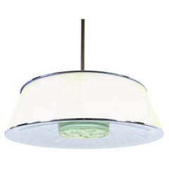 Max Ingrand Fontana Arte Mod. 2364 Opal Glass Lamp, Italy, Mid-Century Modern