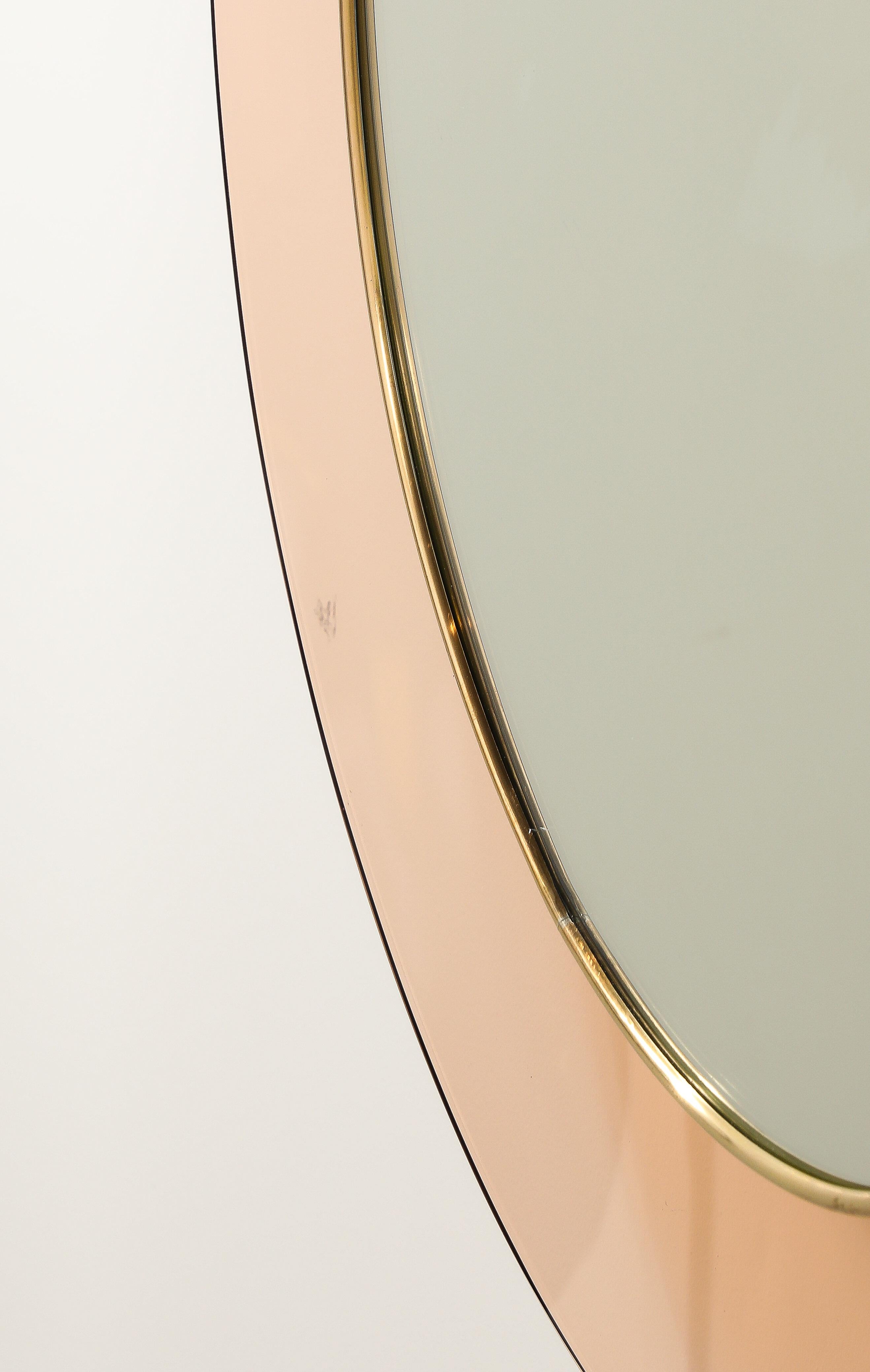 Max Ingrand Fontana Arte Modèle '1699' Miroir mural circulaire, Italie, circa 1963 en vente 4