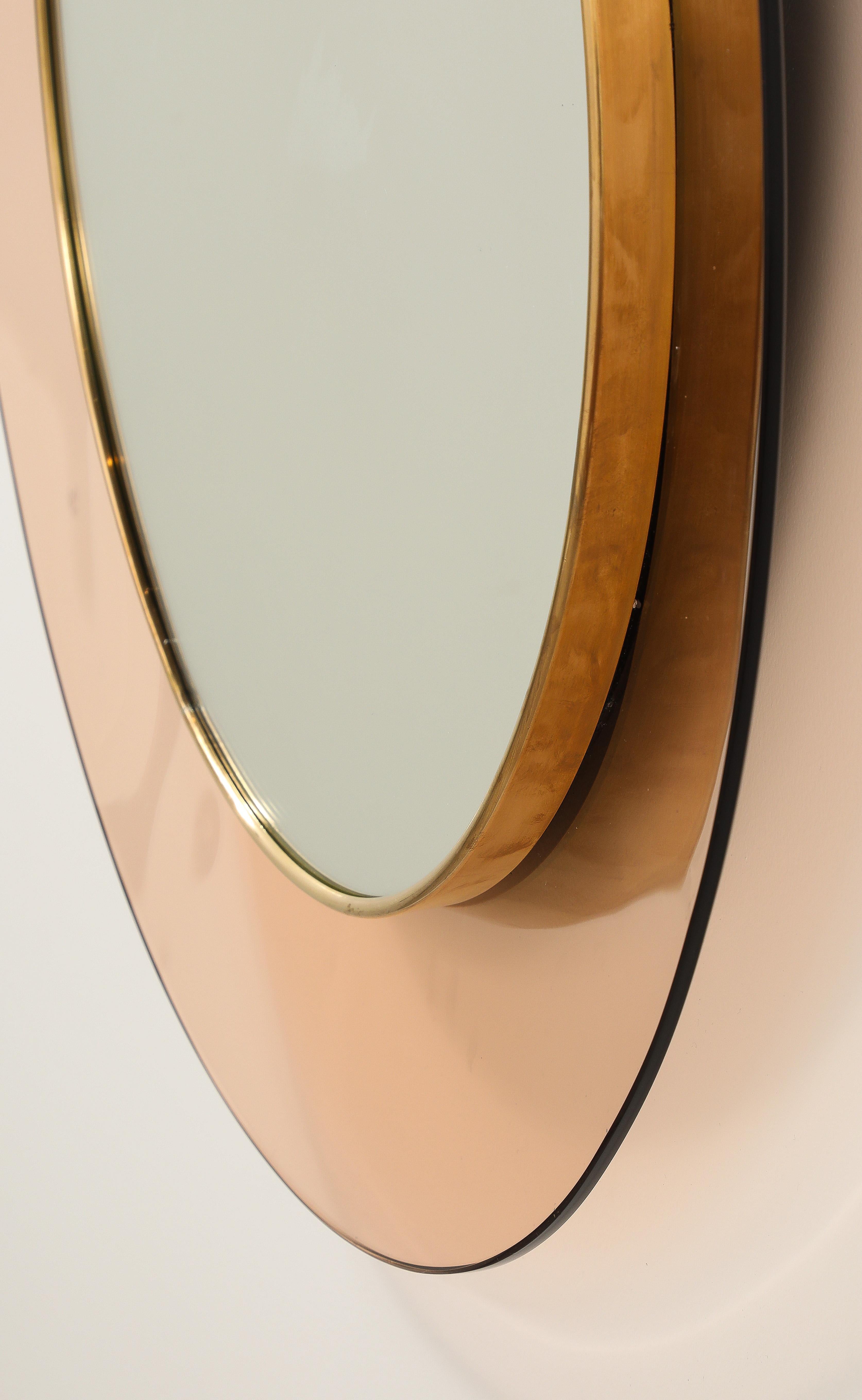 Max Ingrand Fontana Arte Modèle '1699' Miroir mural circulaire, Italie, circa 1963 en vente 2