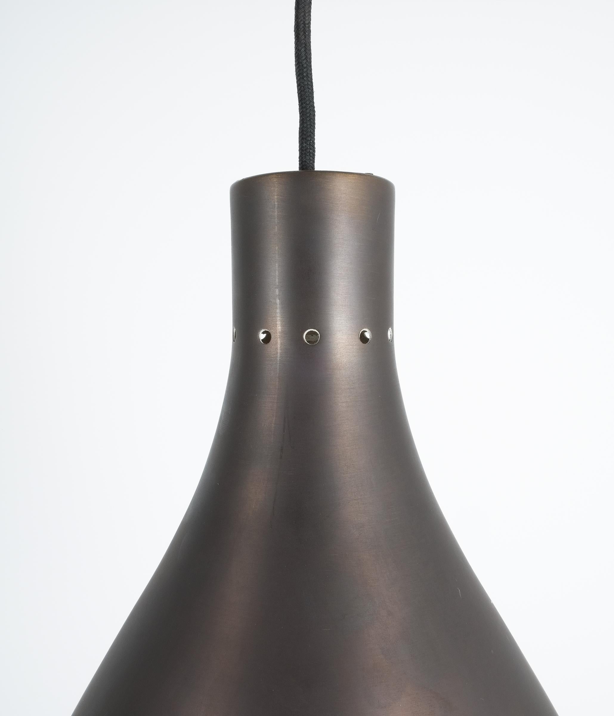 Max Ingrand Fontana Arte Pendant Lamp Mod. 2220 Glass Brass, Italy, 1962 1