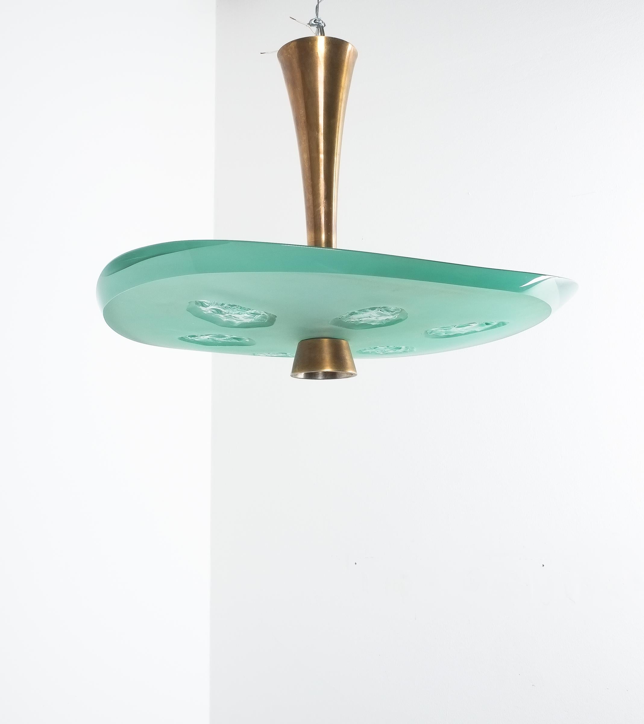 Max Ingrand Fontana Arte Semi Flush Mount Mod. 1748, Italy, 1957 2