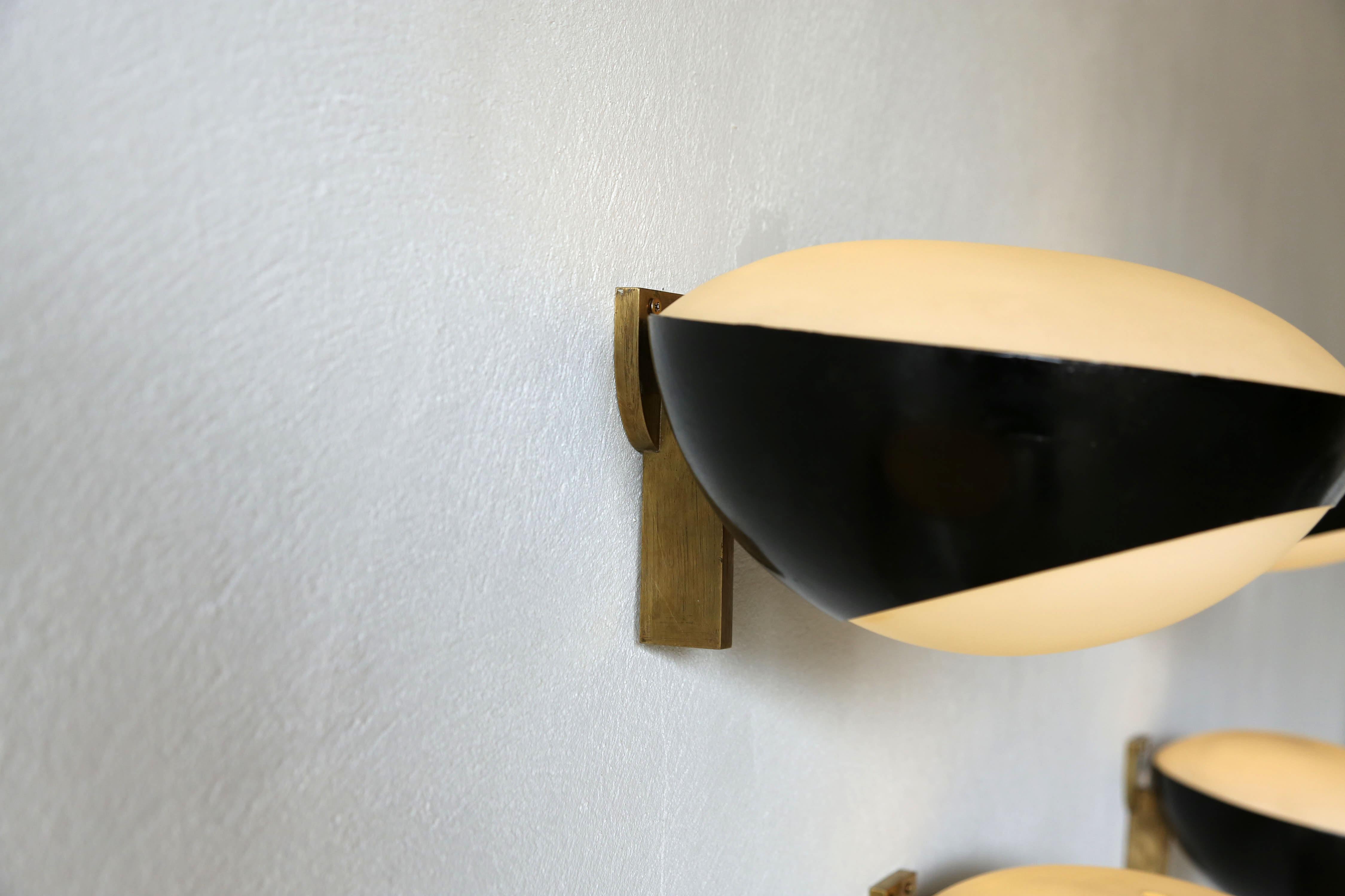 Max Ingrand for Fontana Arte 1963 Wall Lights / Sconces, Italy, 1960s For Sale 7