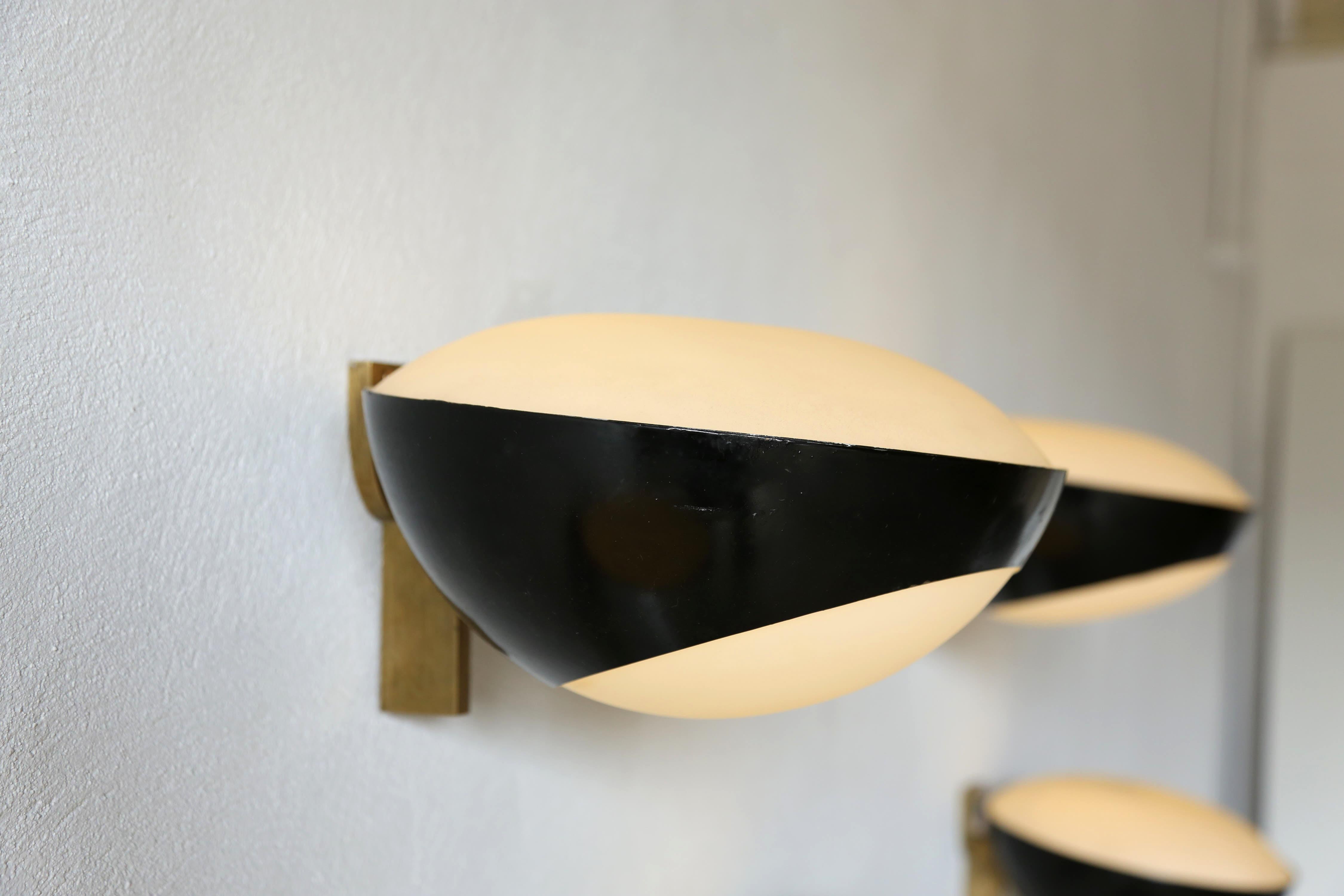 Max Ingrand for Fontana Arte 1963 Wall Lights / Sconces, Italy, 1960s For Sale 8