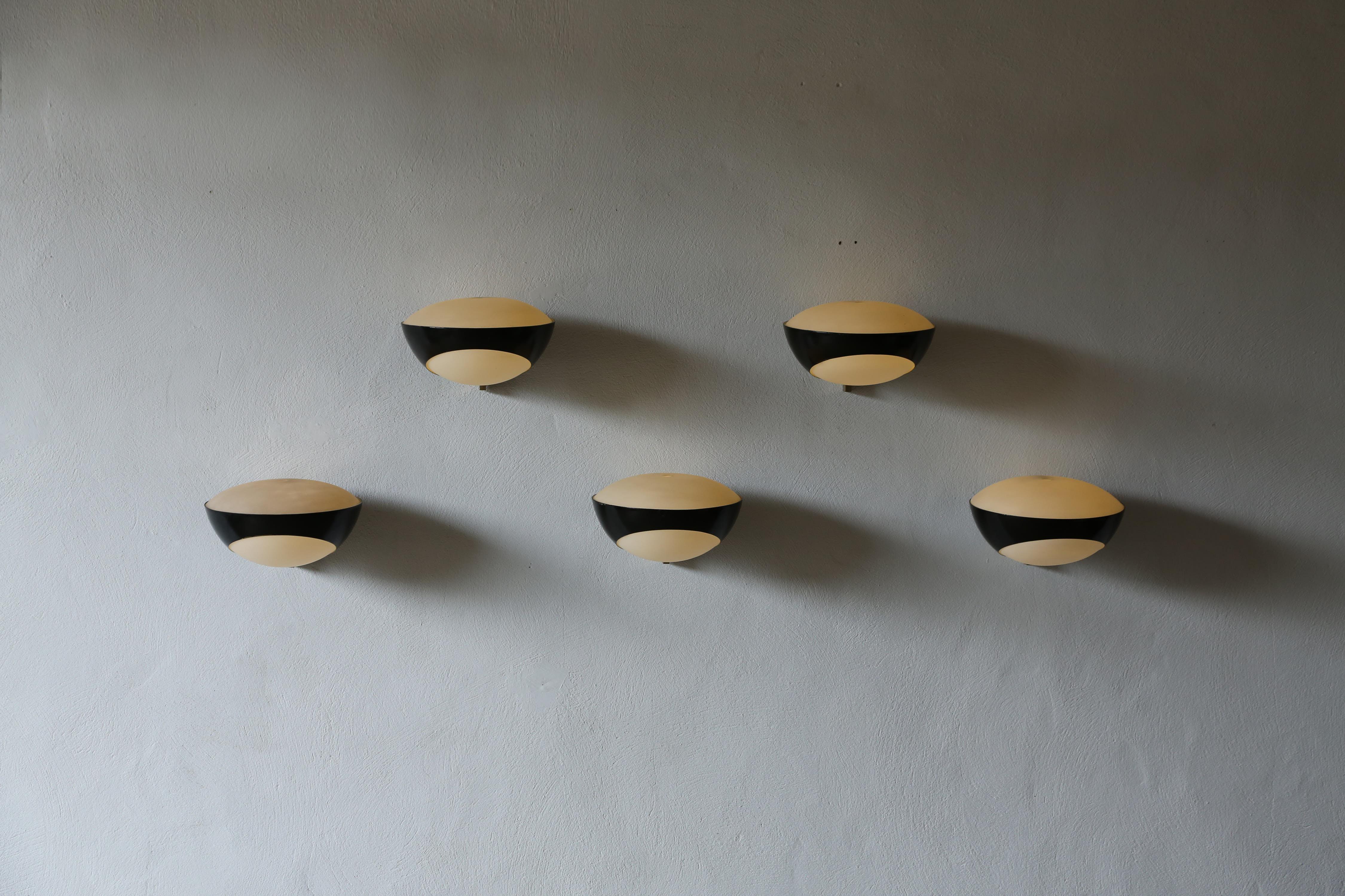 Italian Max Ingrand for Fontana Arte 1963 Wall Lights / Sconces, Italy, 1960s For Sale
