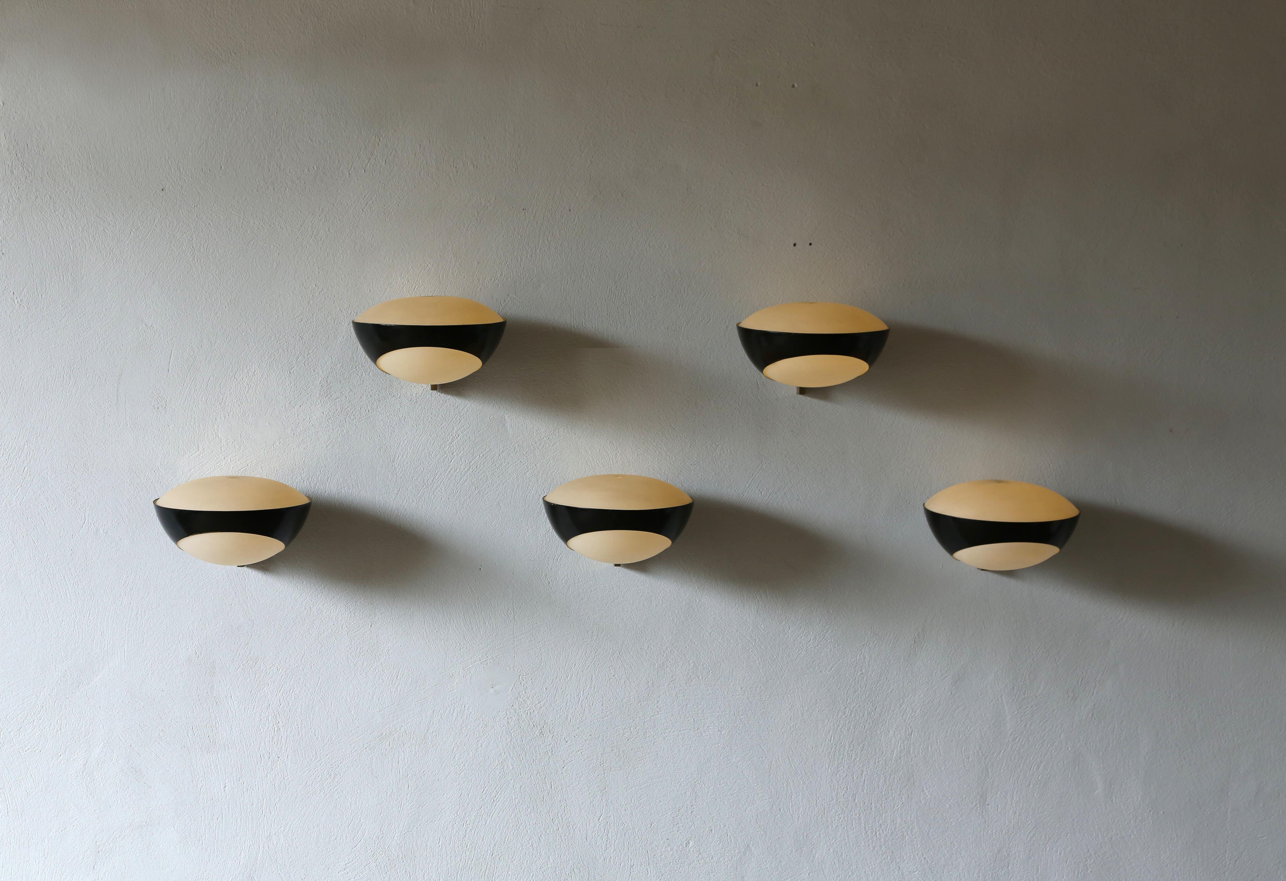Max Ingrand for Fontana Arte 1963 Wall Lights / Sconces, Italy, 1960s For Sale 1