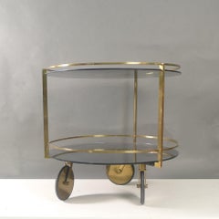 Max Ingrand pour Fontana Arte, chariot de bar ou de service, vers 1960