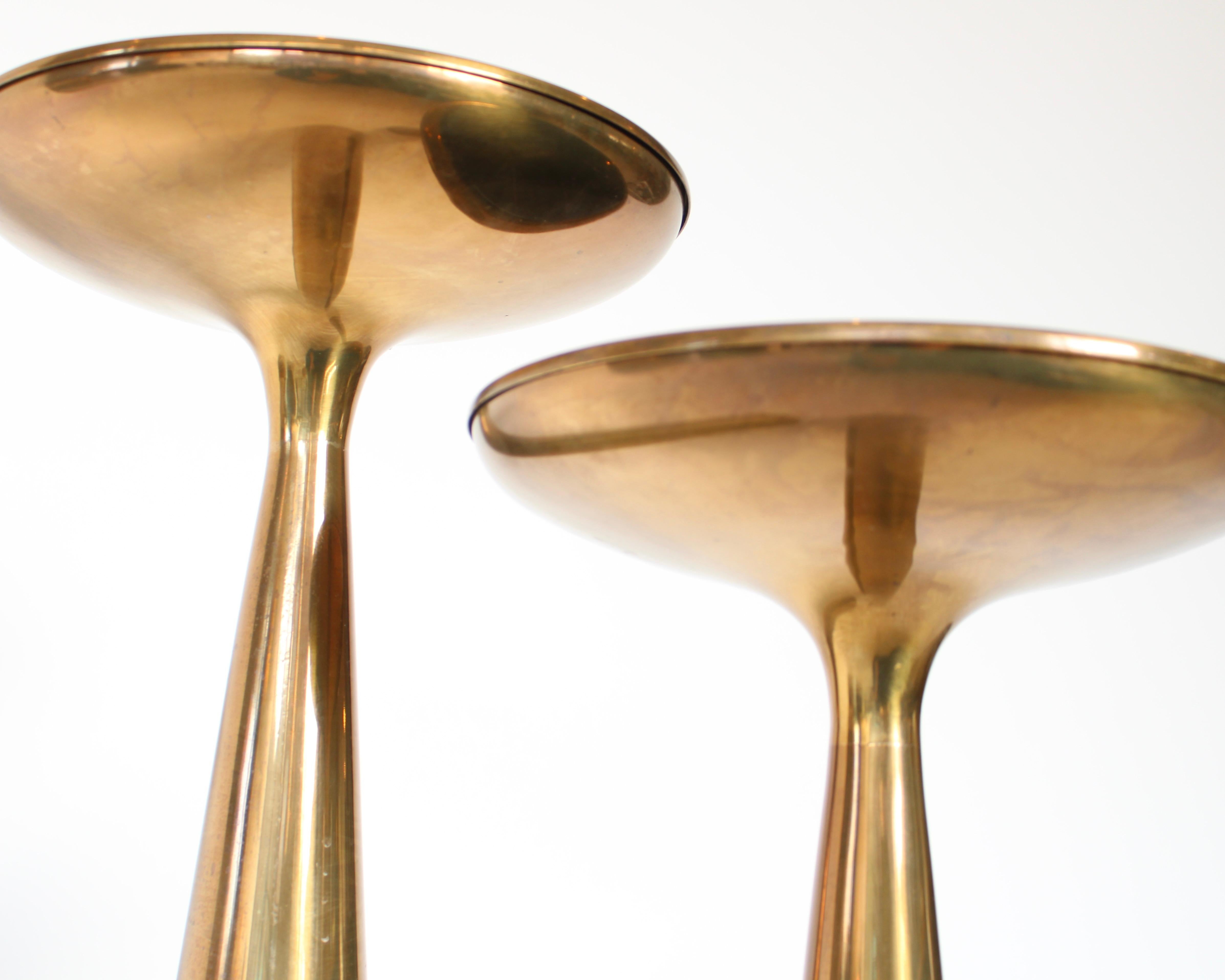 Beistelltische aus Bronze, Modell 1776, Max Ingrand für Fontana Arte, Italien, um 1960 im Angebot 4