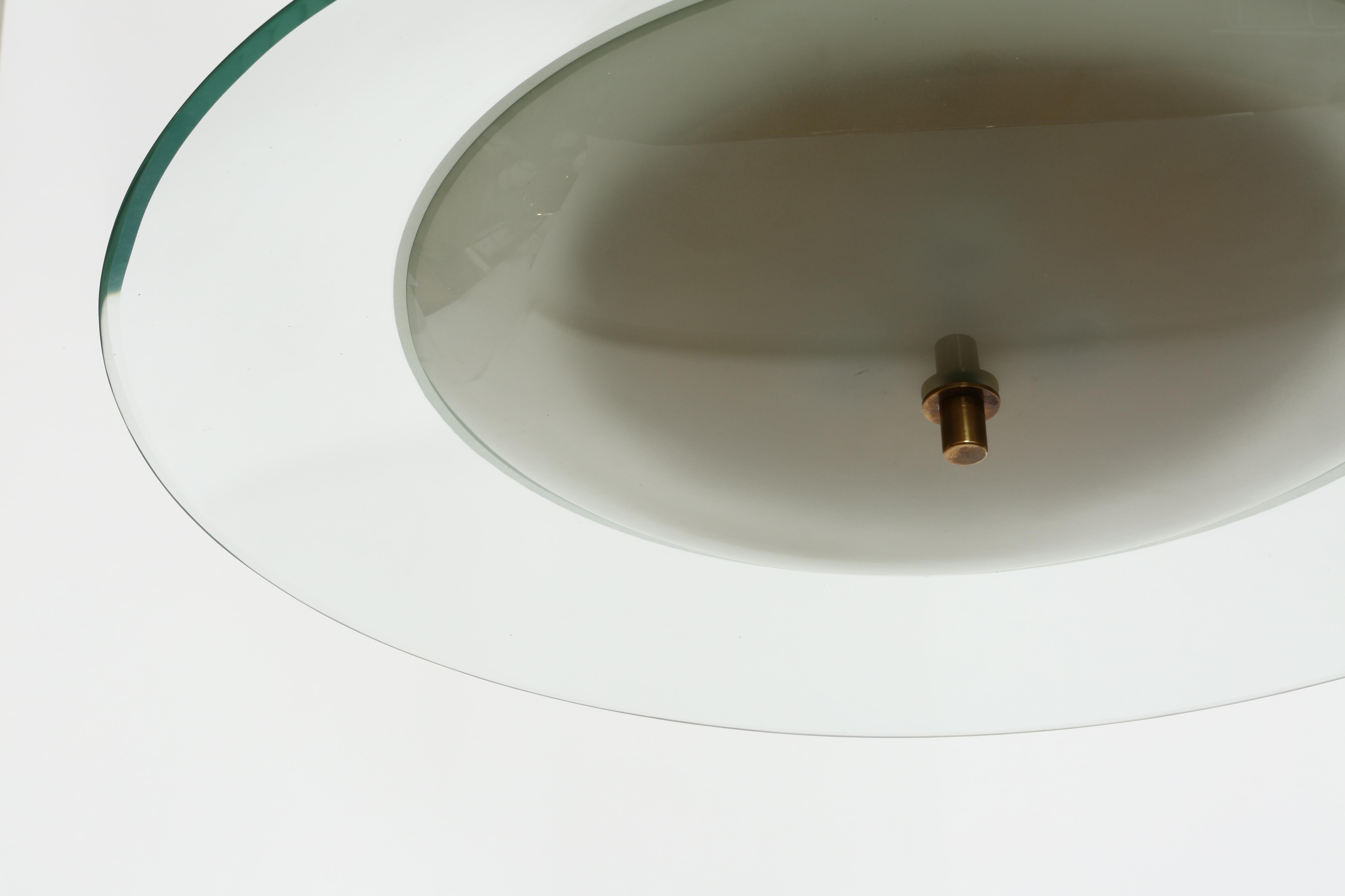 Metallo Max Ingrand per la sospensione a soffitto Fontana Arte modello 1239 in vendita