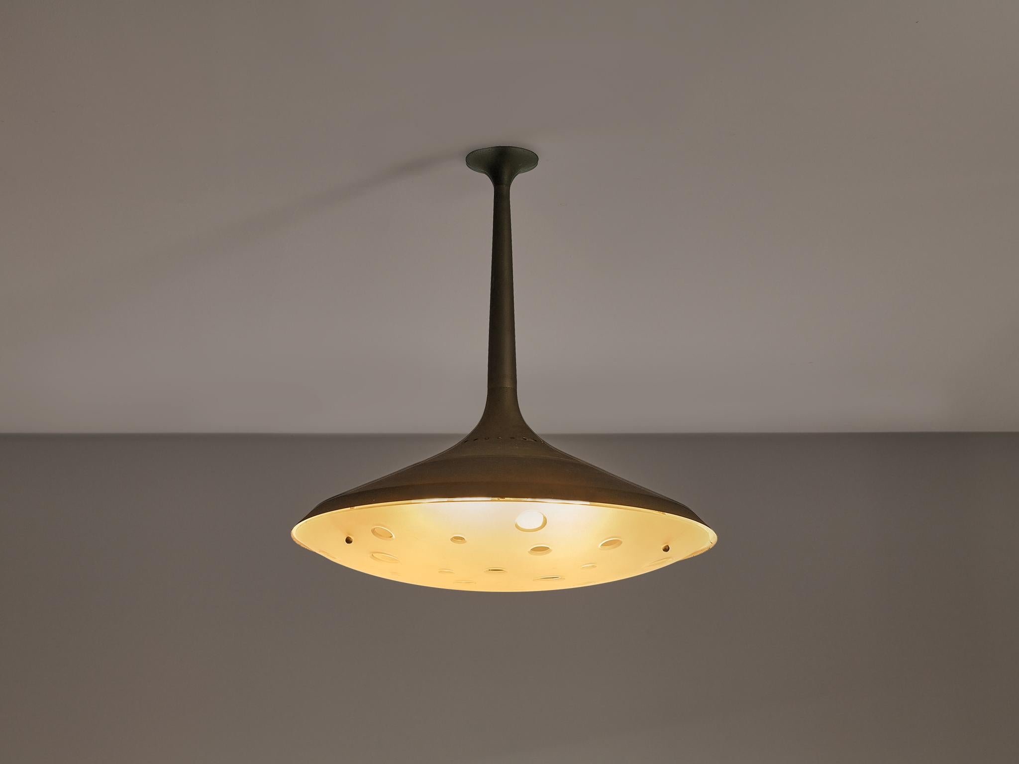Max Ingrand para Fontana Arte, lámpara de araña, modelo 