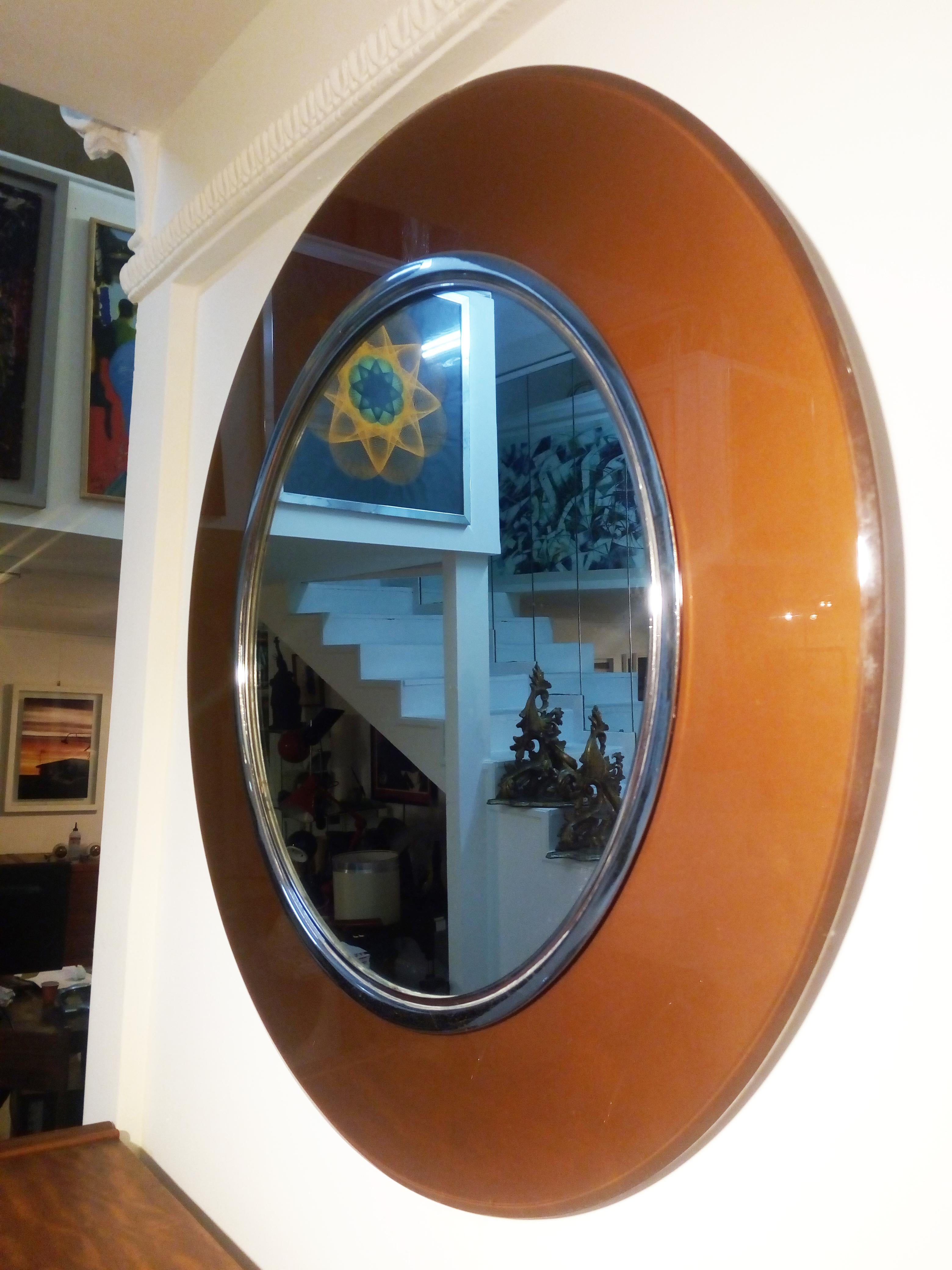 circle glass mirror