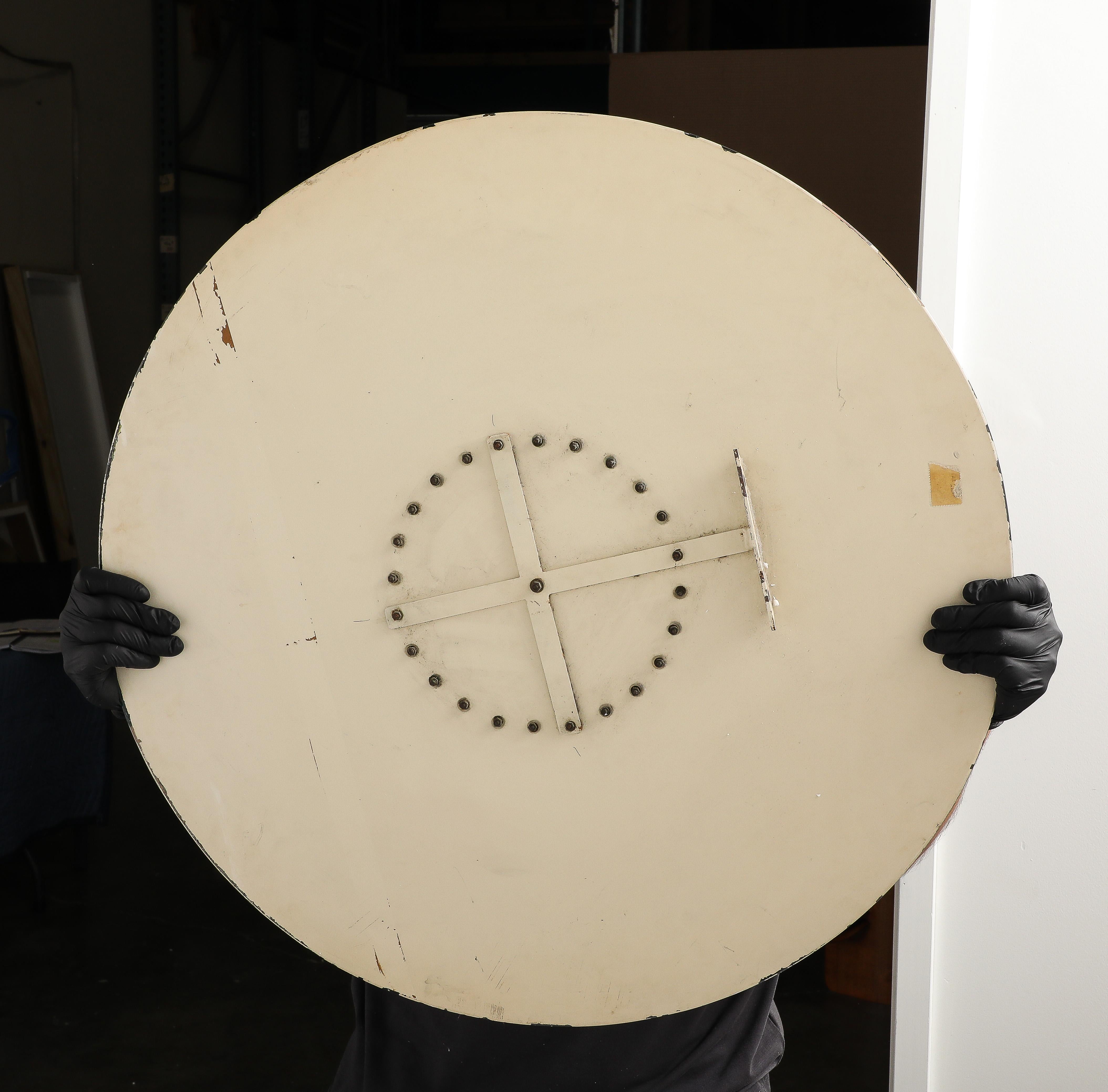 Max Ingrand per Fontana Arte Specchio da parete in vetro circolare, circa 1955 in vendita 6