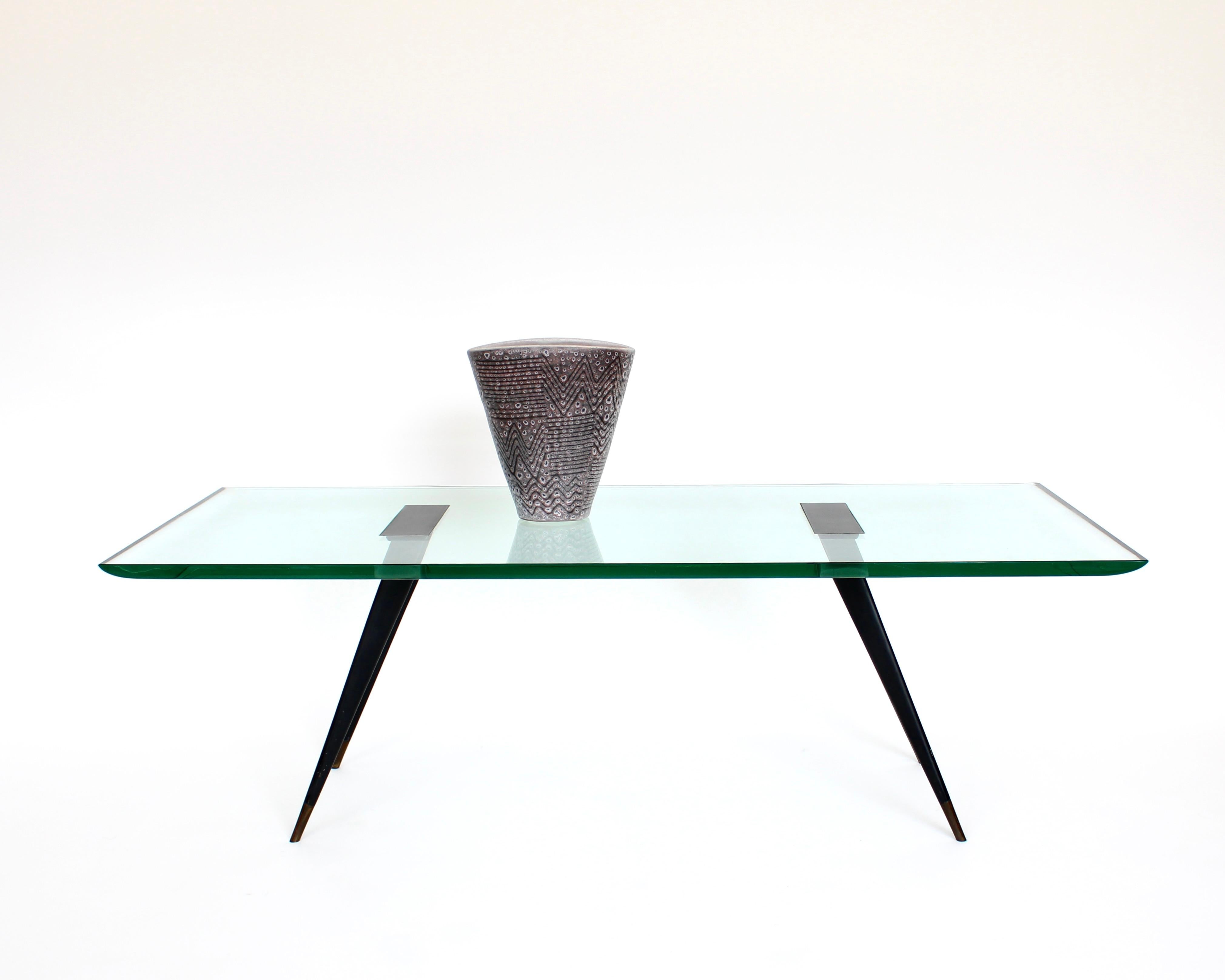 Max Ingrand pour Fontana Arte Table basse en verre Model No 1870/1circa 1950 en vente 5