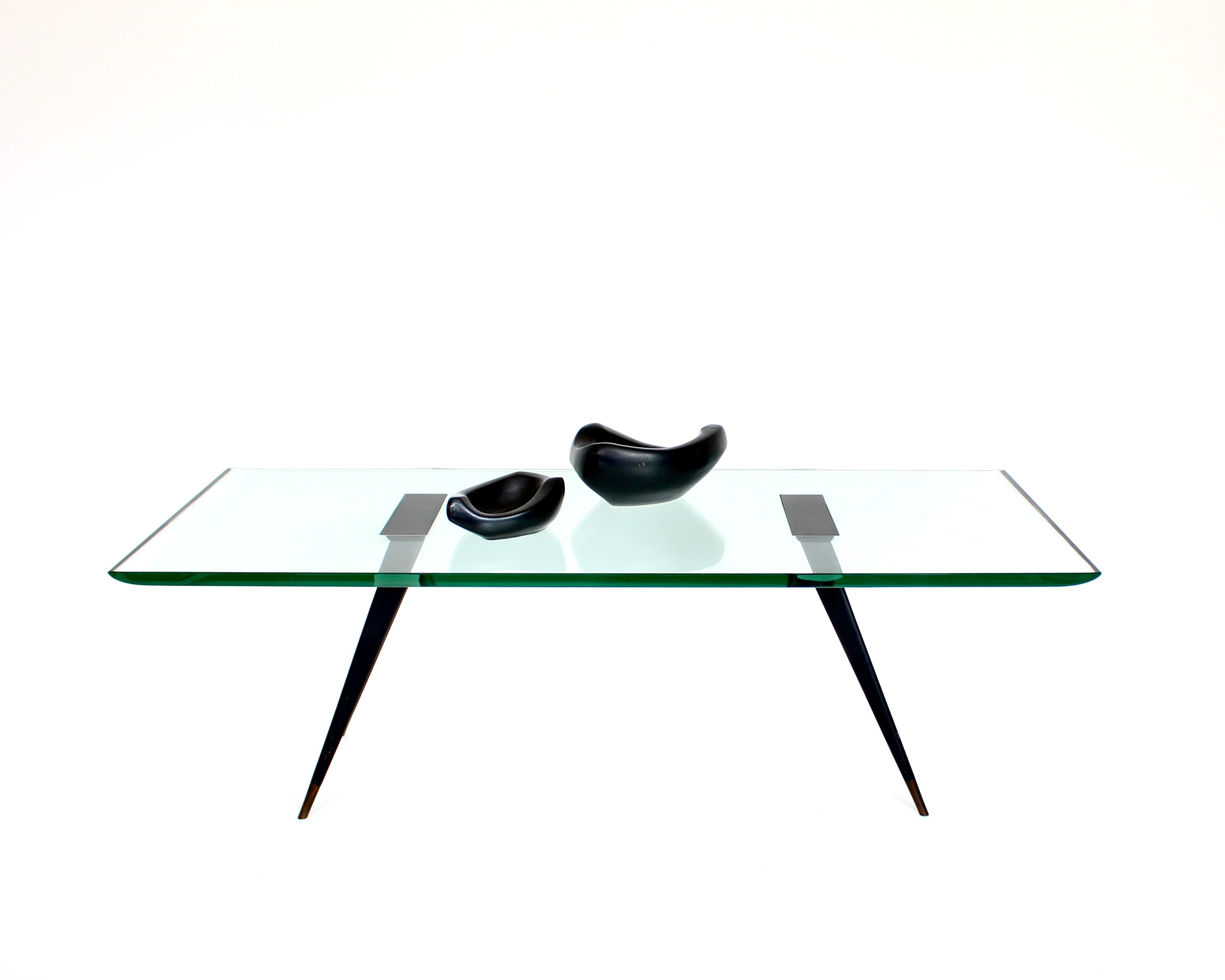Max Ingrand pour Fontana Arte Table basse en verre Model No 1870/1circa 1950 en vente 6