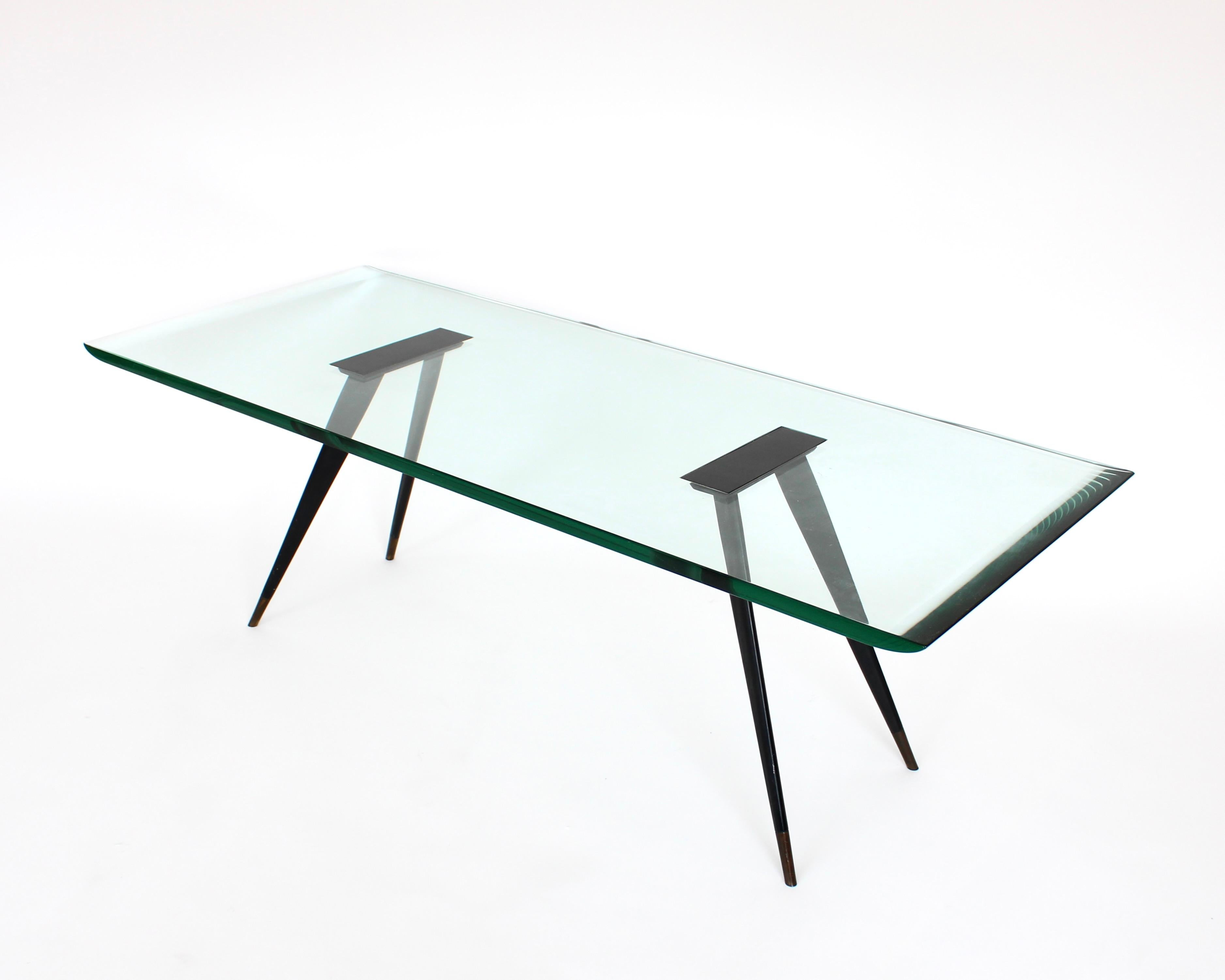 Max Ingrand pour Fontana Arte Table basse en verre Model No 1870/1circa 1950 en vente 1