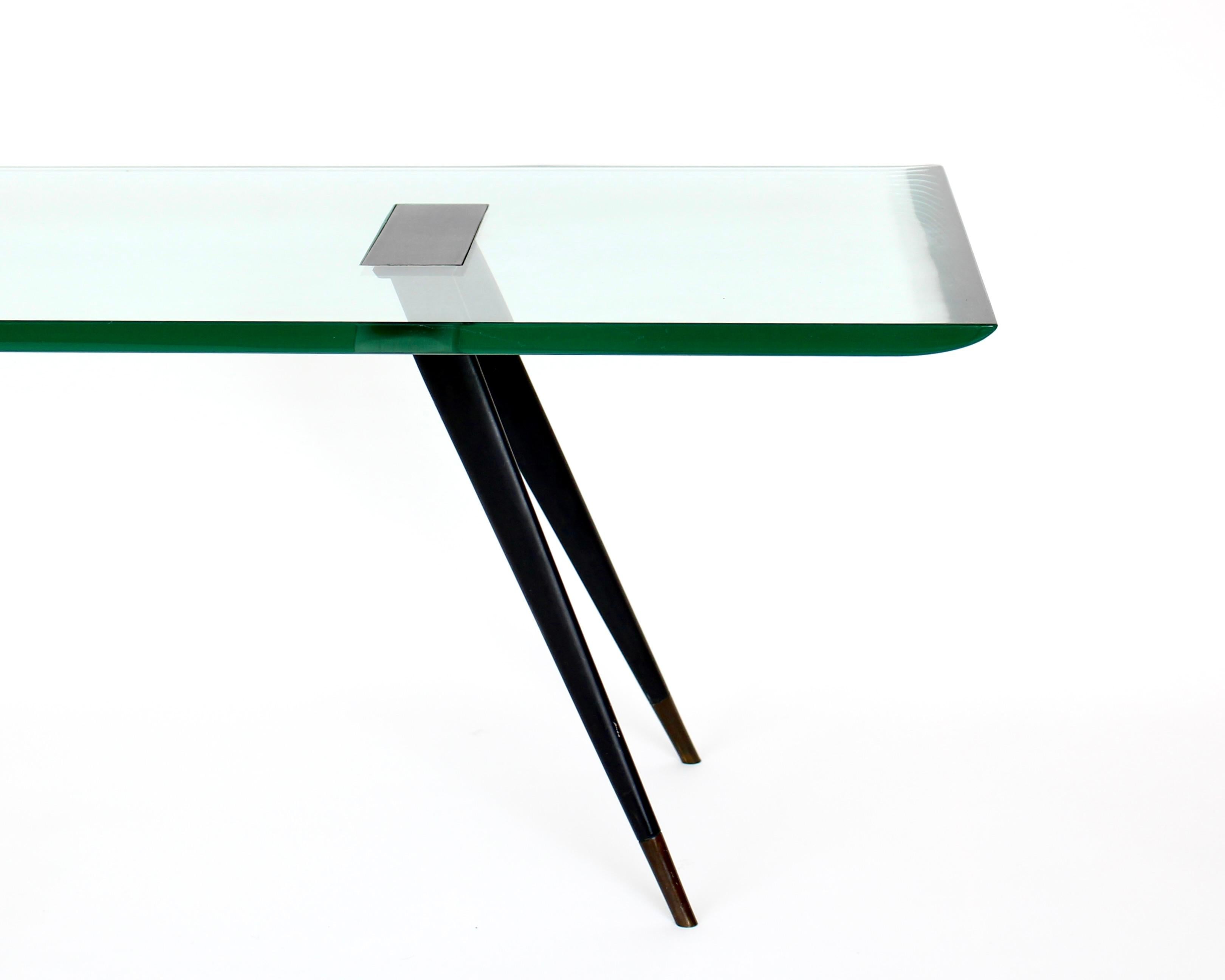 Max Ingrand pour Fontana Arte Table basse en verre Model No 1870/1circa 1950 en vente 2