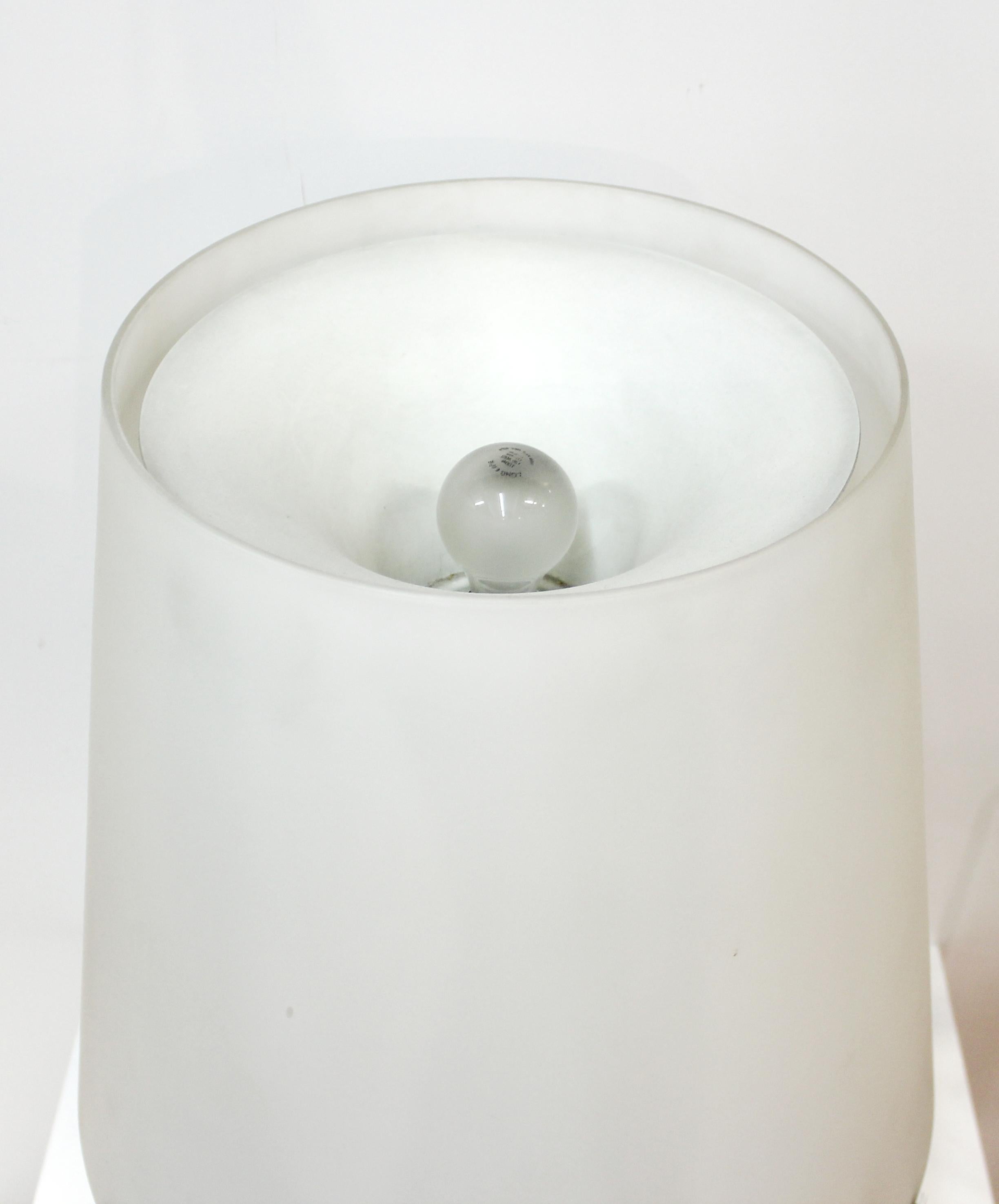 Max Ingrand for Fontana Arte Italian Modern Glass Table Lamp 1