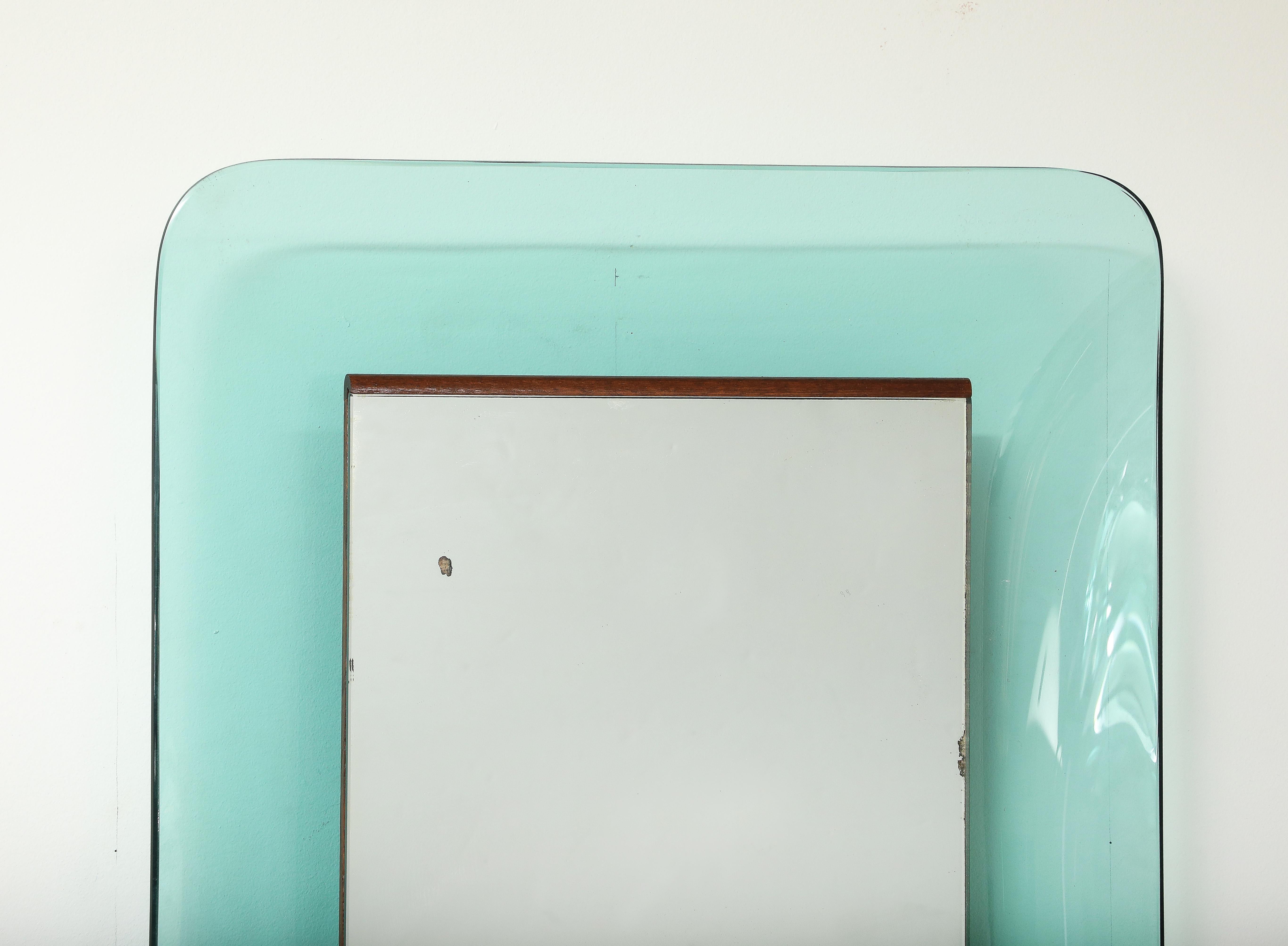 Mid-Century Modern Max Ingrand for Fontana Arte Large Rectangular Mirror Model 2273 For Sale