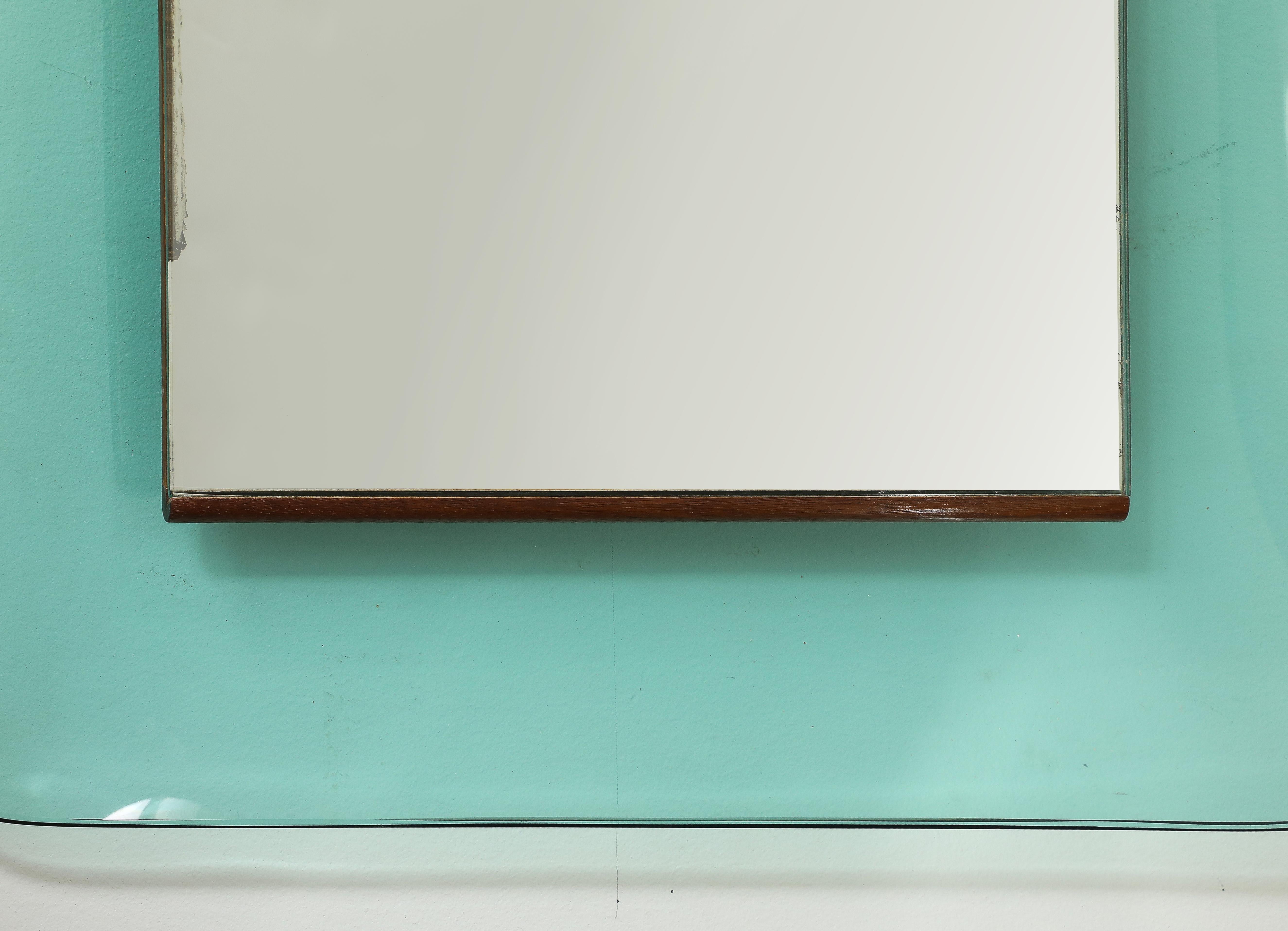 Mid-20th Century Max Ingrand for Fontana Arte Large Rectangular Mirror Model 2273 For Sale