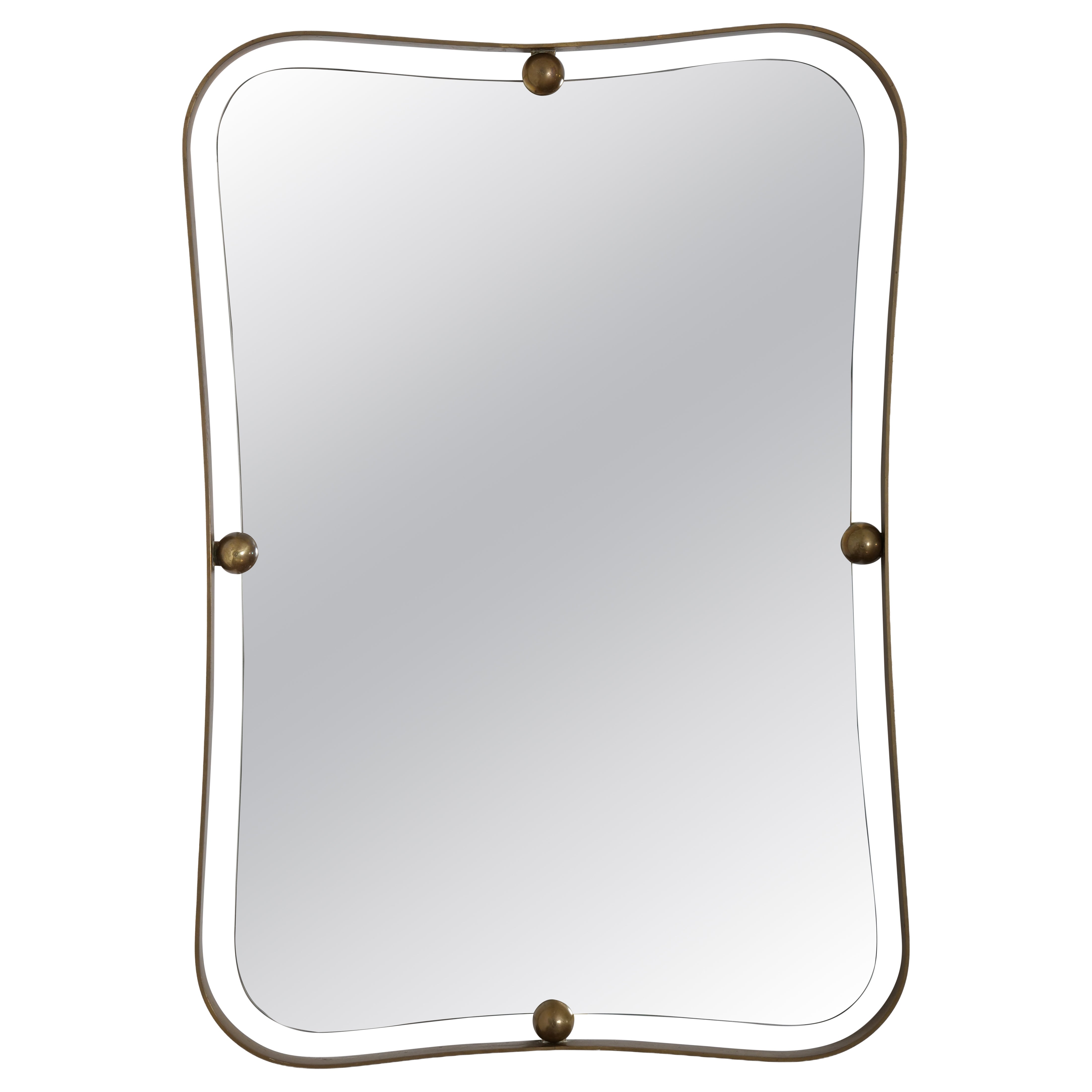 Max Ingrand for Fontana Arte mirror. Rare.