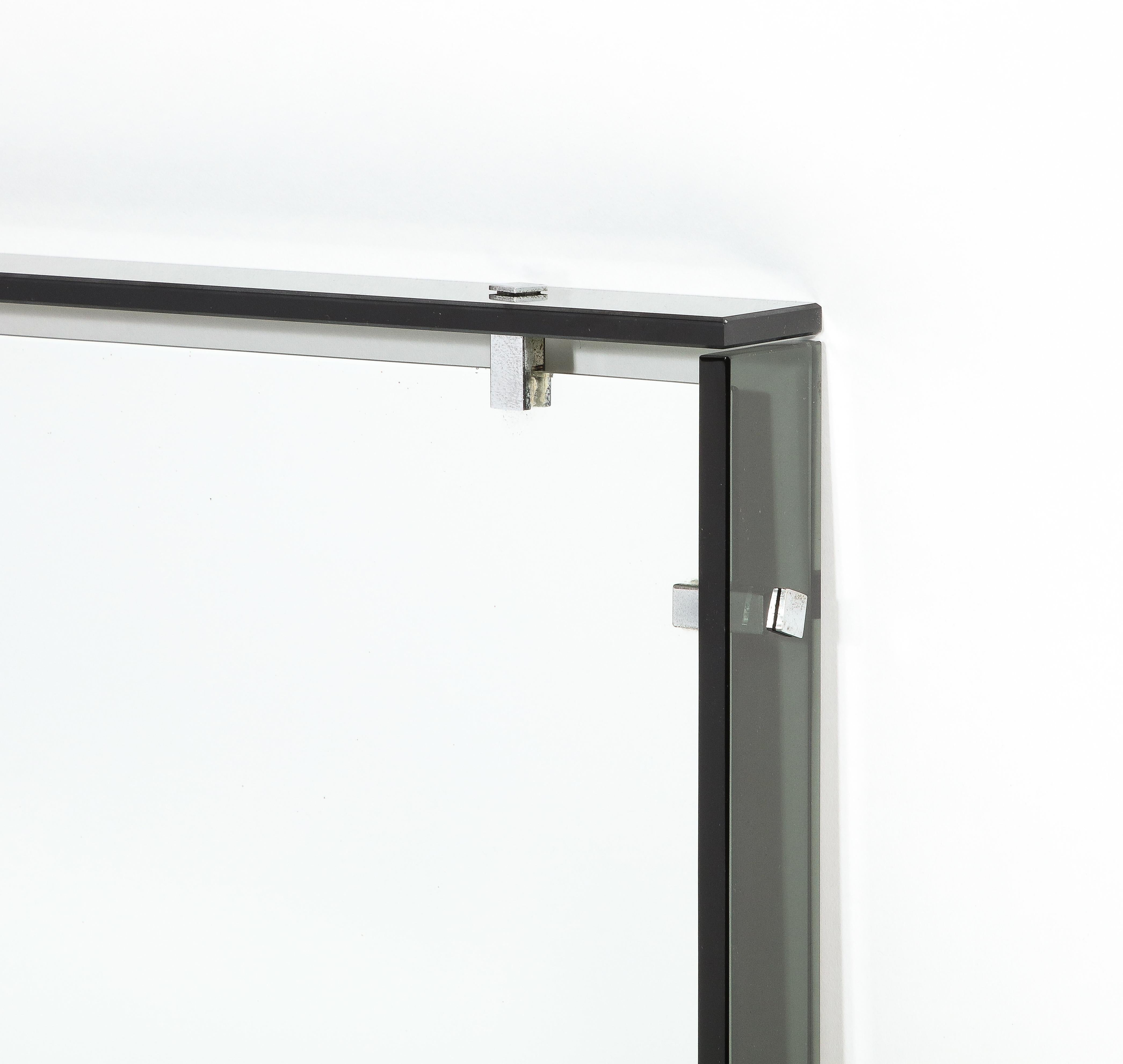Miroir rectangulaire moderniste Max Ingrand pour Fontana Arte, Modèle 2014 Bon état - En vente à New York, NY