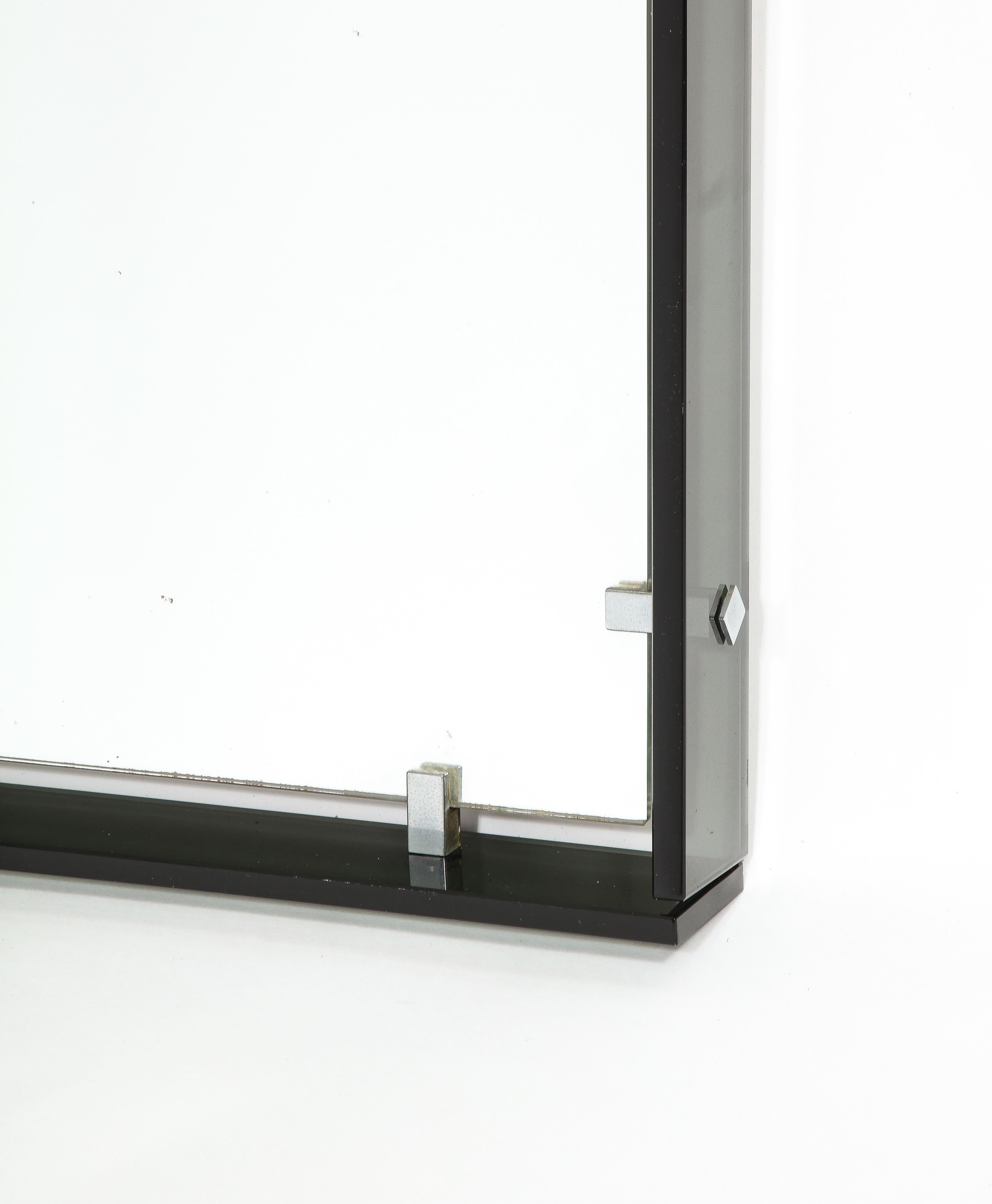 Max Ingrand for Fontana Arte Modernist Rectangular Mirror Model 2014 For Sale 2