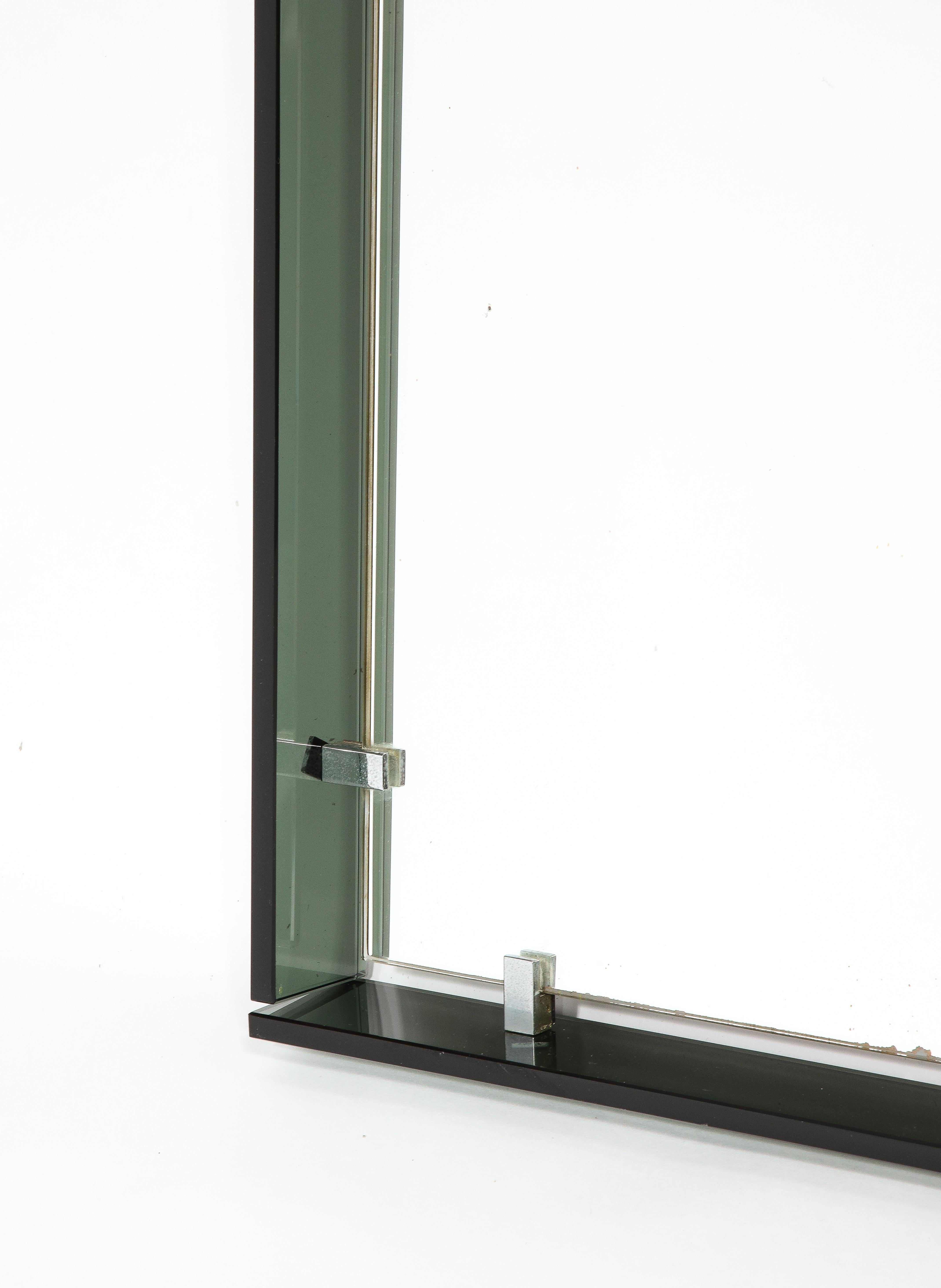 Glass Max Ingrand for Fontana Arte Modernist Rectangular Mirror Model 2014 For Sale
