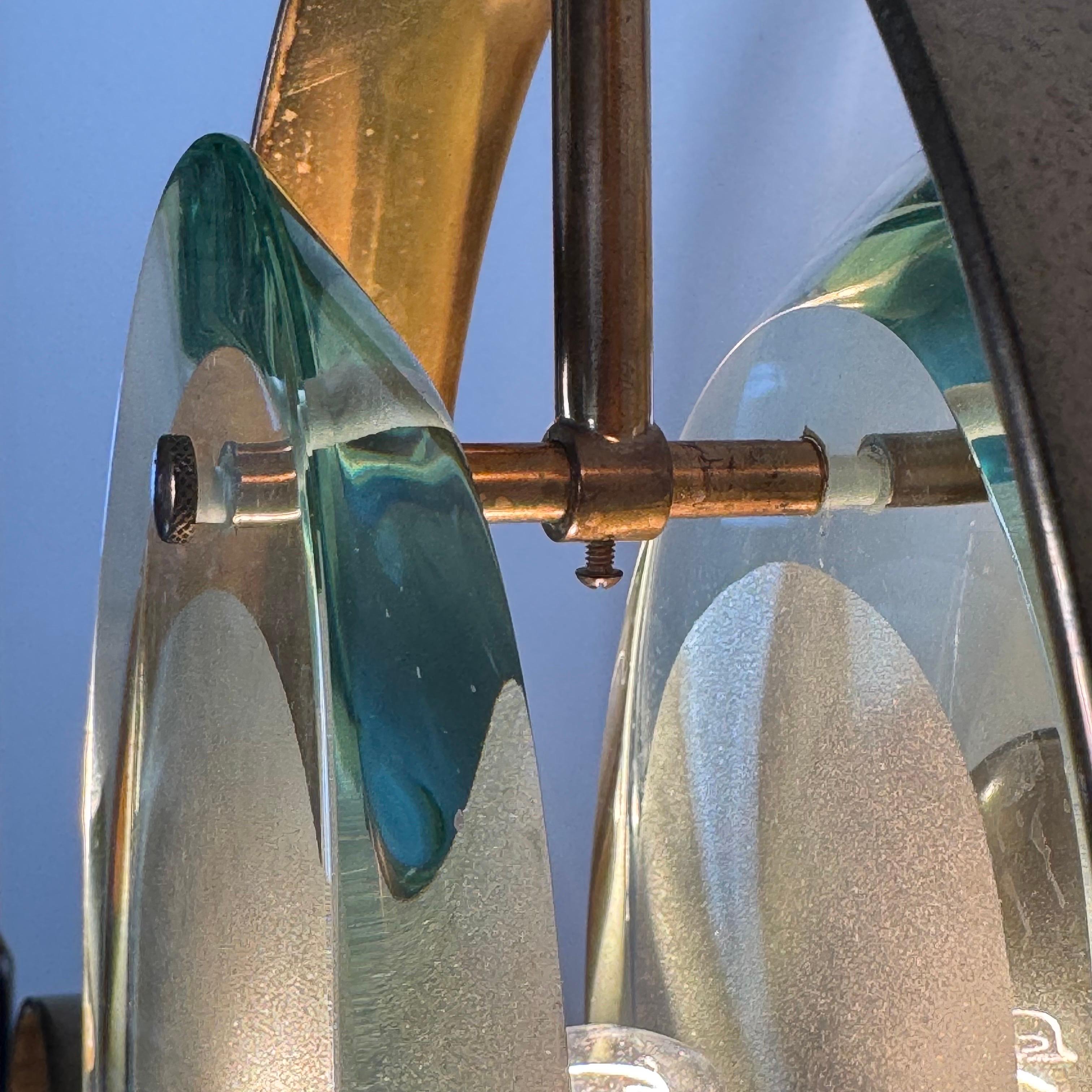 Max Ingrand for Fontana Arte, Pair of ‘Micro’ Sconces, Model 2240, 1950s, Signed For Sale 4