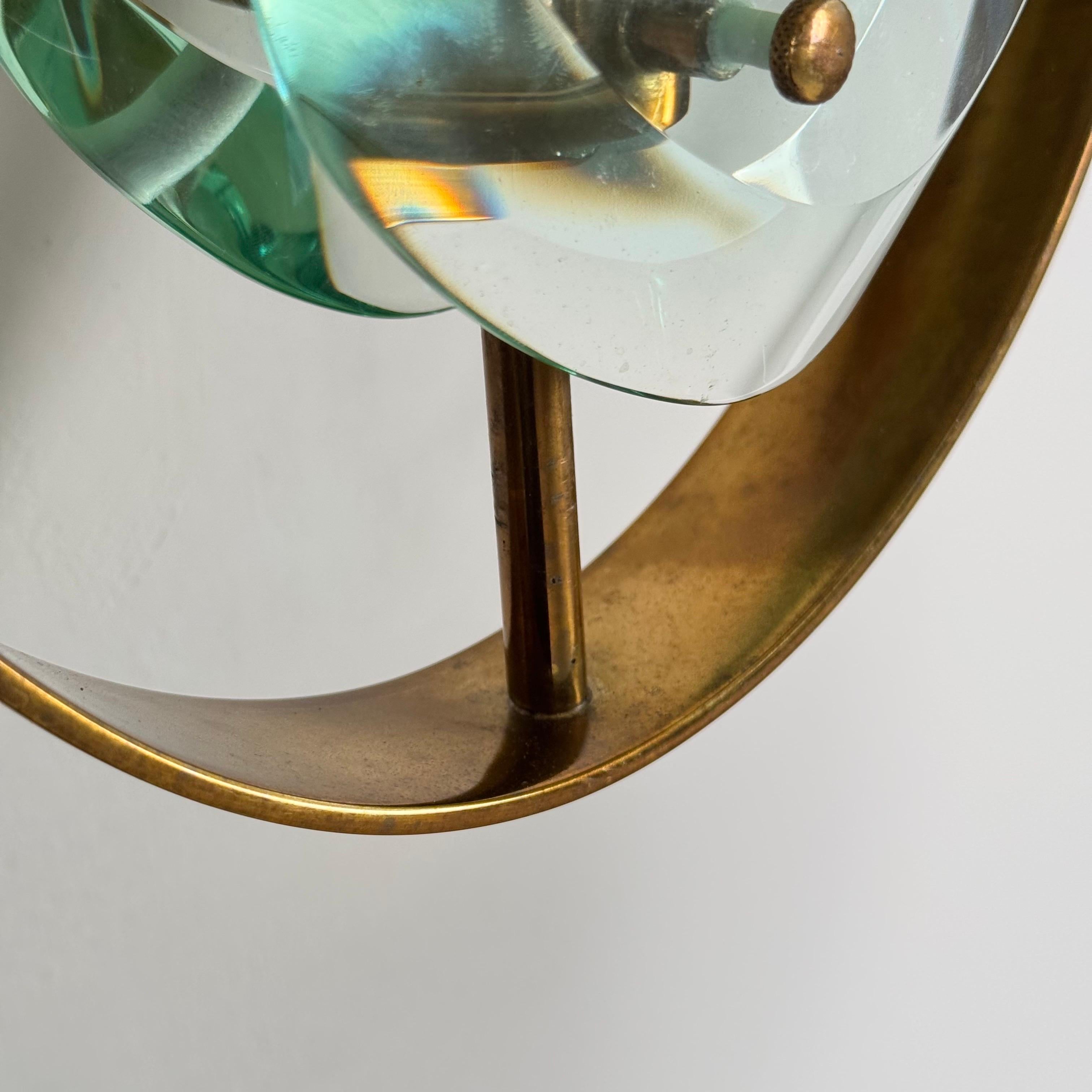 Max Ingrand for Fontana Arte, Pair of ‘Micro’ Sconces, Model 2240, 1950s, Signed For Sale 5