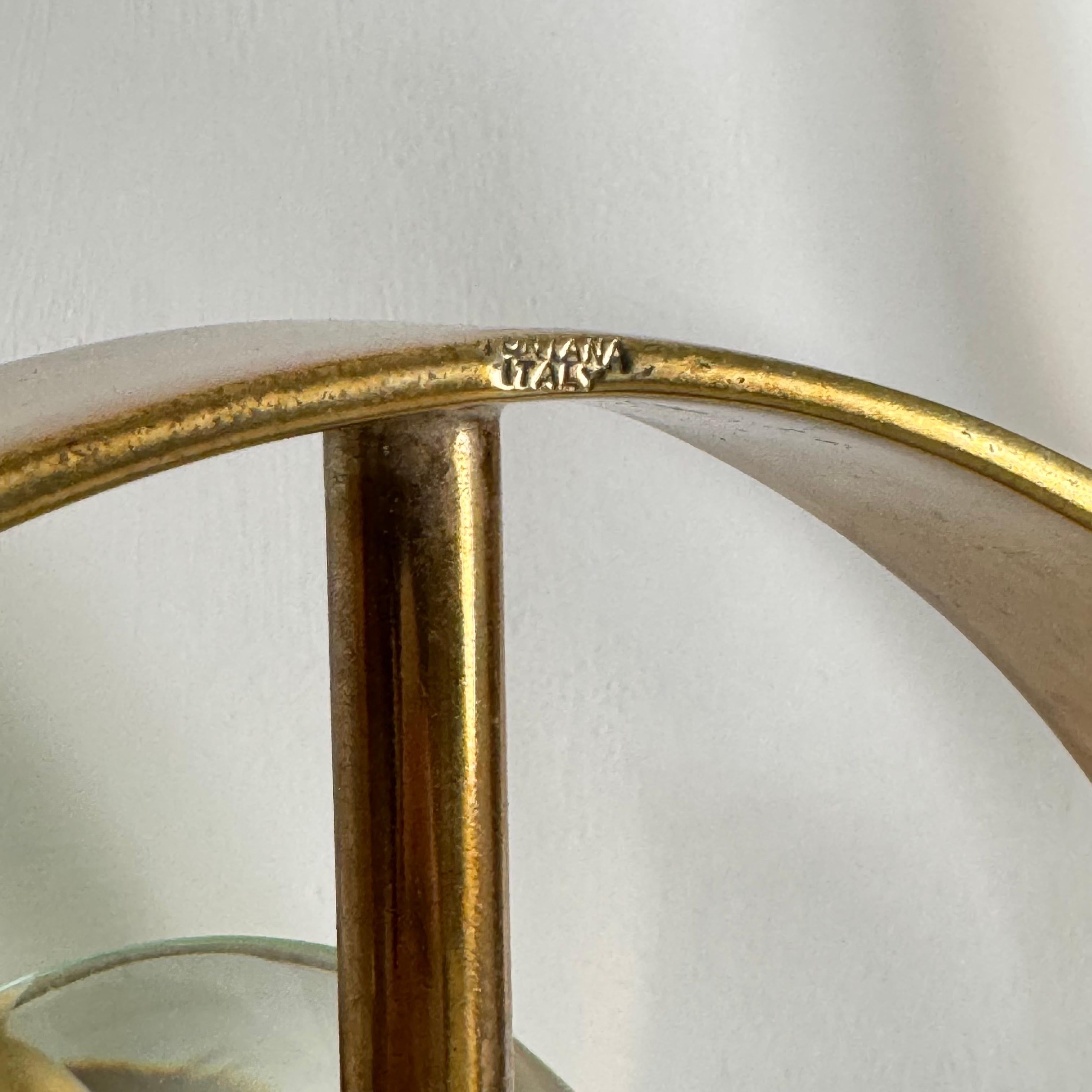 Max Ingrand for Fontana Arte, Pair of ‘Micro’ Sconces, Model 2240, 1950s, Signed For Sale 7