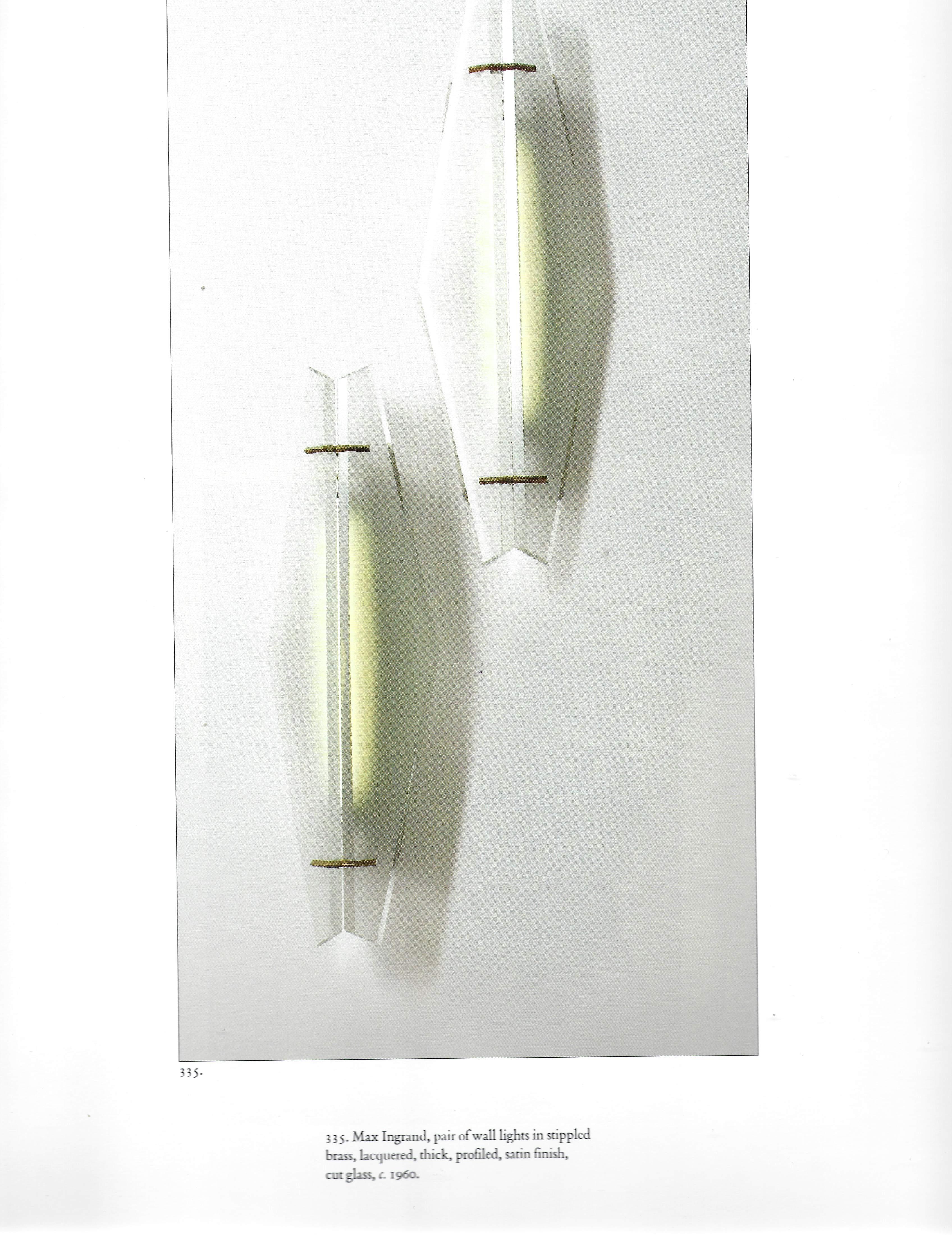 Ein Paar Wandleuchter, Modell 1943, Max Ingrand für Fontana Arte 5