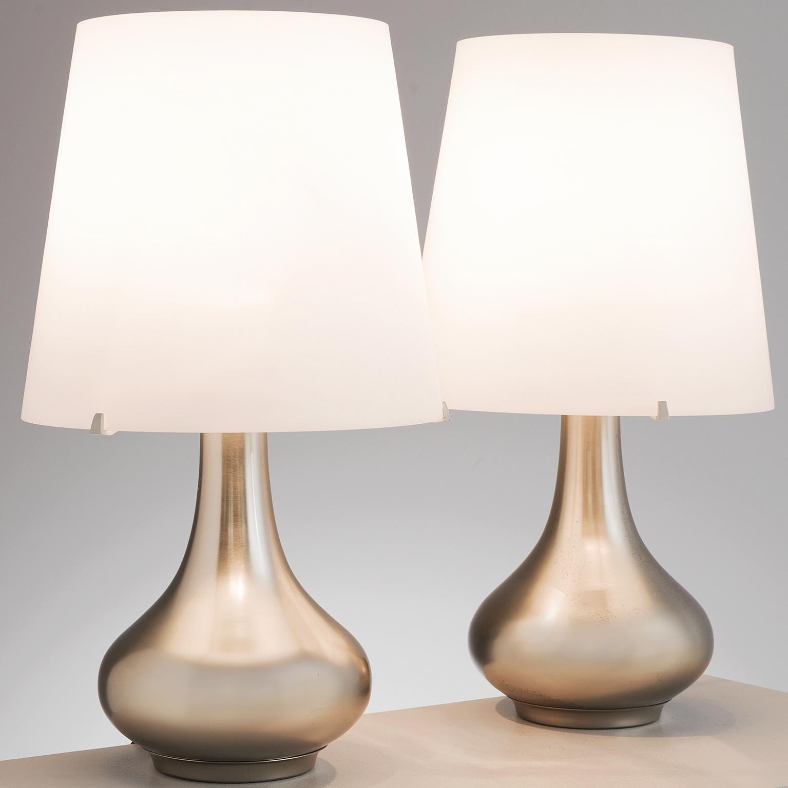 Mid-20th Century Max Ingrand for Fontana Arte Pair of Table Lamps, circa 1960