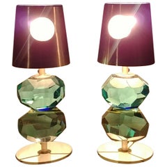 Max Ingrand for Fontana Arte, Pair of Table Lamps Model 2228, circa 1956