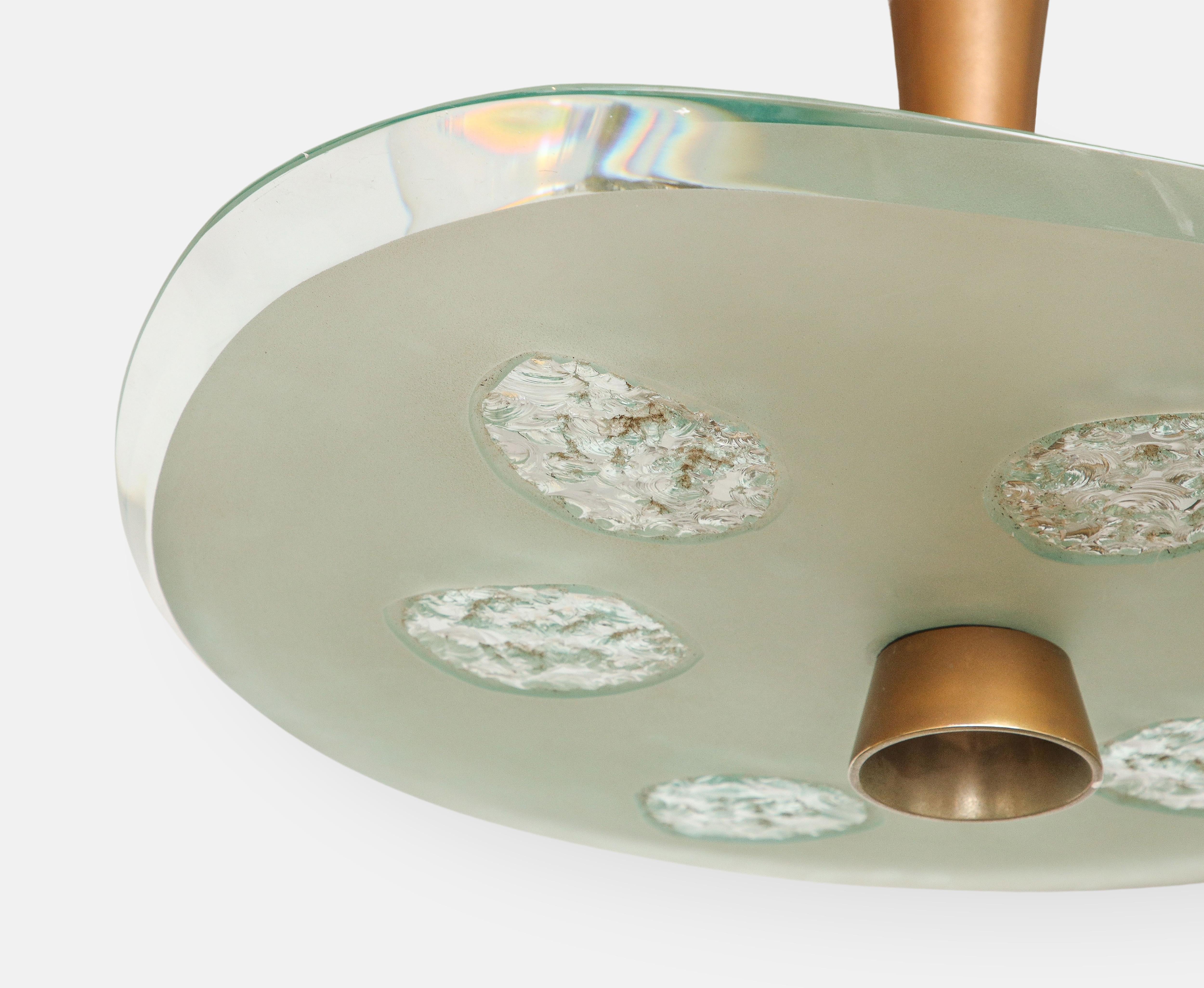 Max Ingrand pour les plafonniers suspendus de Fontana Arte Model No. 1748 en vente 4