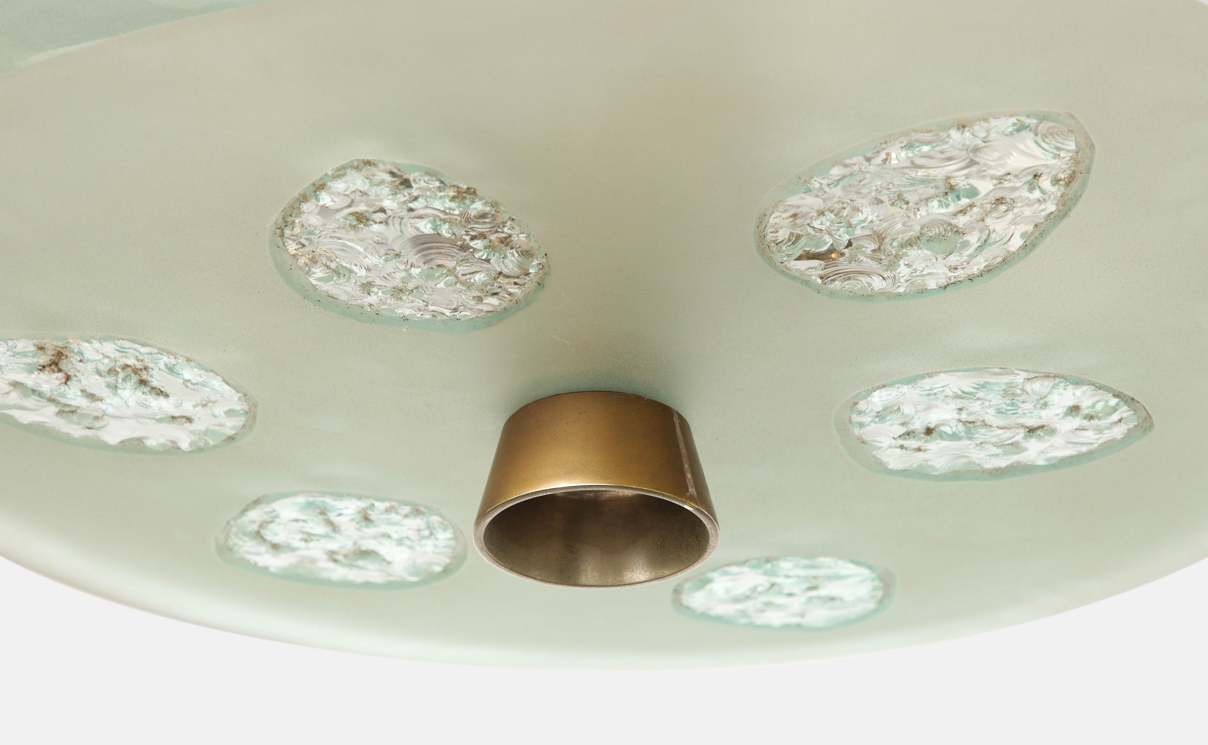 Max Ingrand pour les plafonniers suspendus de Fontana Arte Model No. 1748 en vente 5