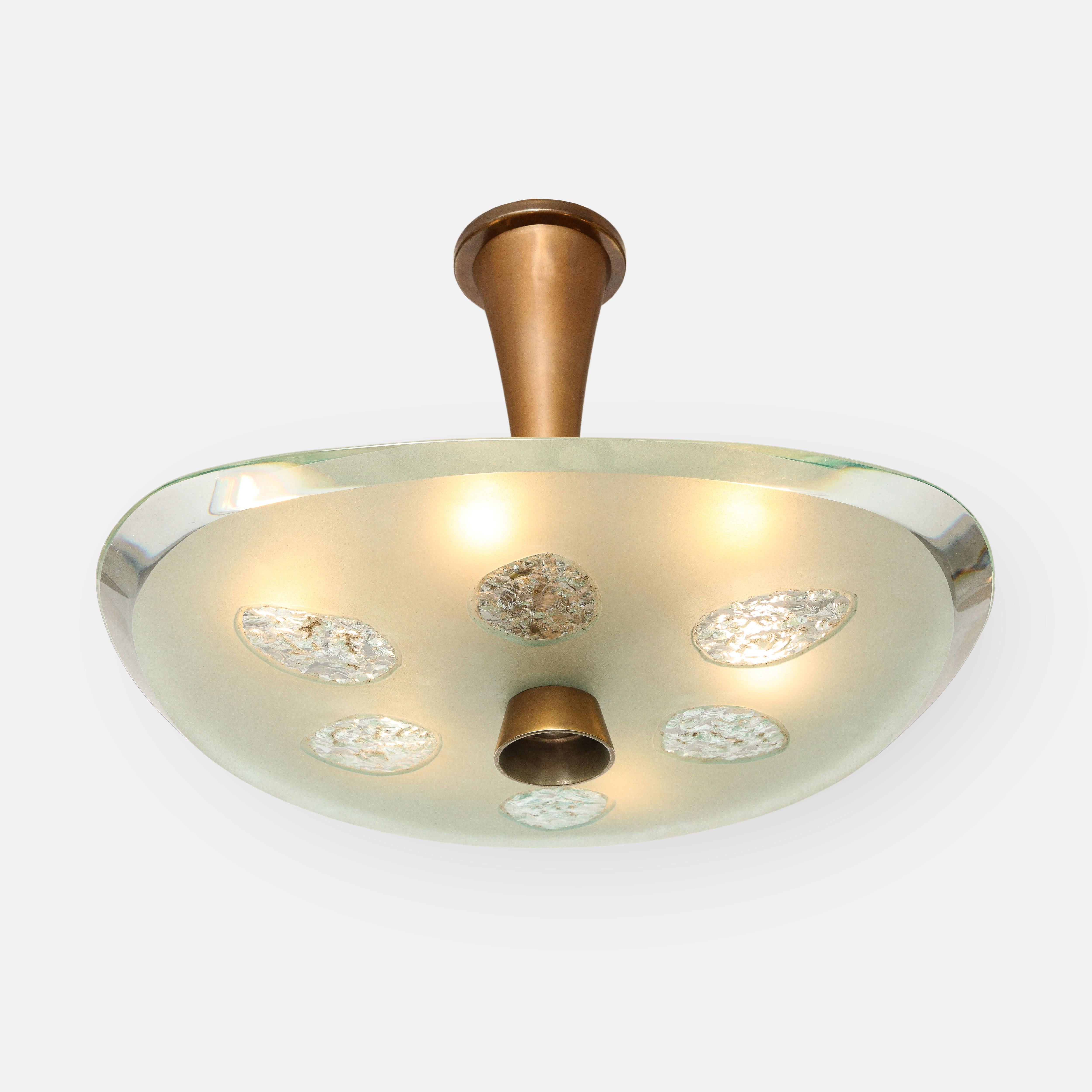 italien Max Ingrand pour les plafonniers suspendus de Fontana Arte Model No. 1748 en vente