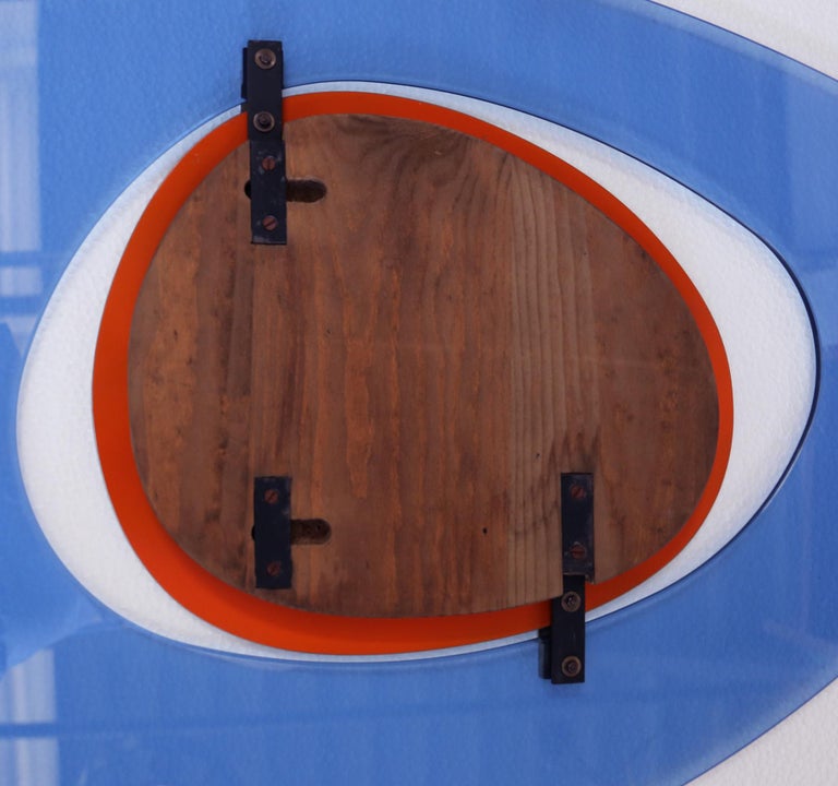 Max Ingrand for Fontana Arte Rare Asymmetrical Mirror For Sale at 1stdibs