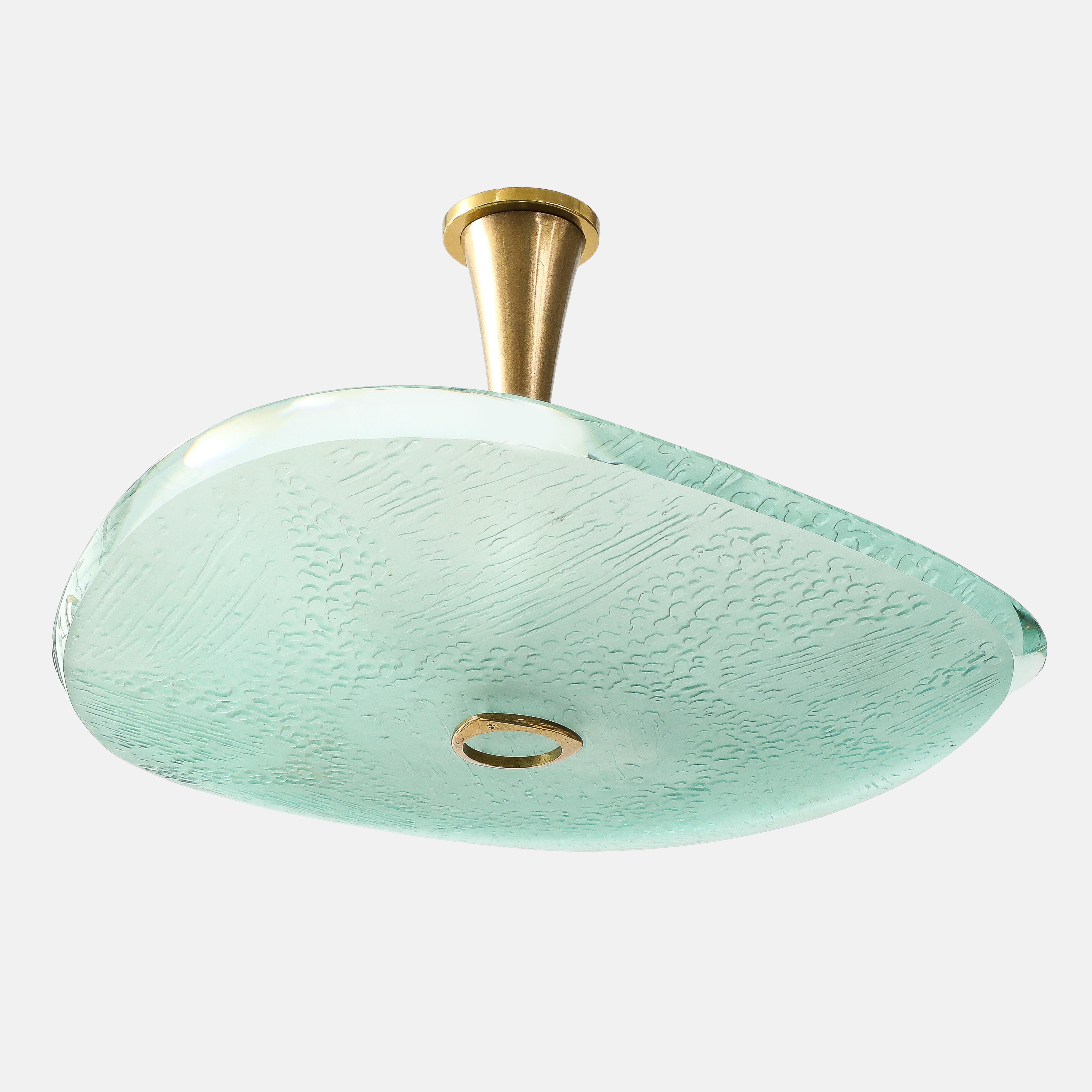 Max Ingrand für Fontana Arte Rare Ceiling Light Modell 2067 im Angebot 2