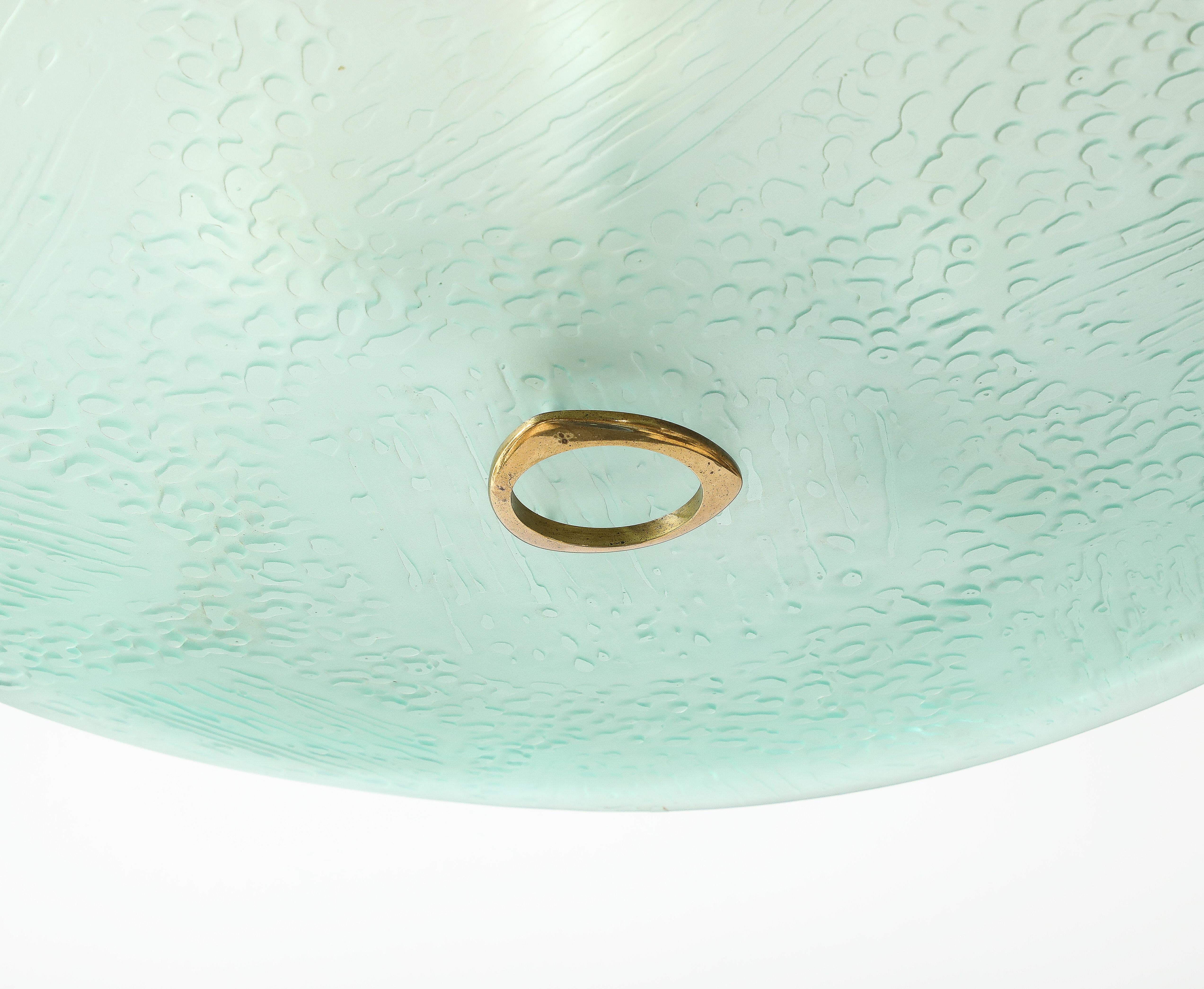 Max Ingrand for Fontana Arte Rare Ceiling Light Model 2067 For Sale 8
