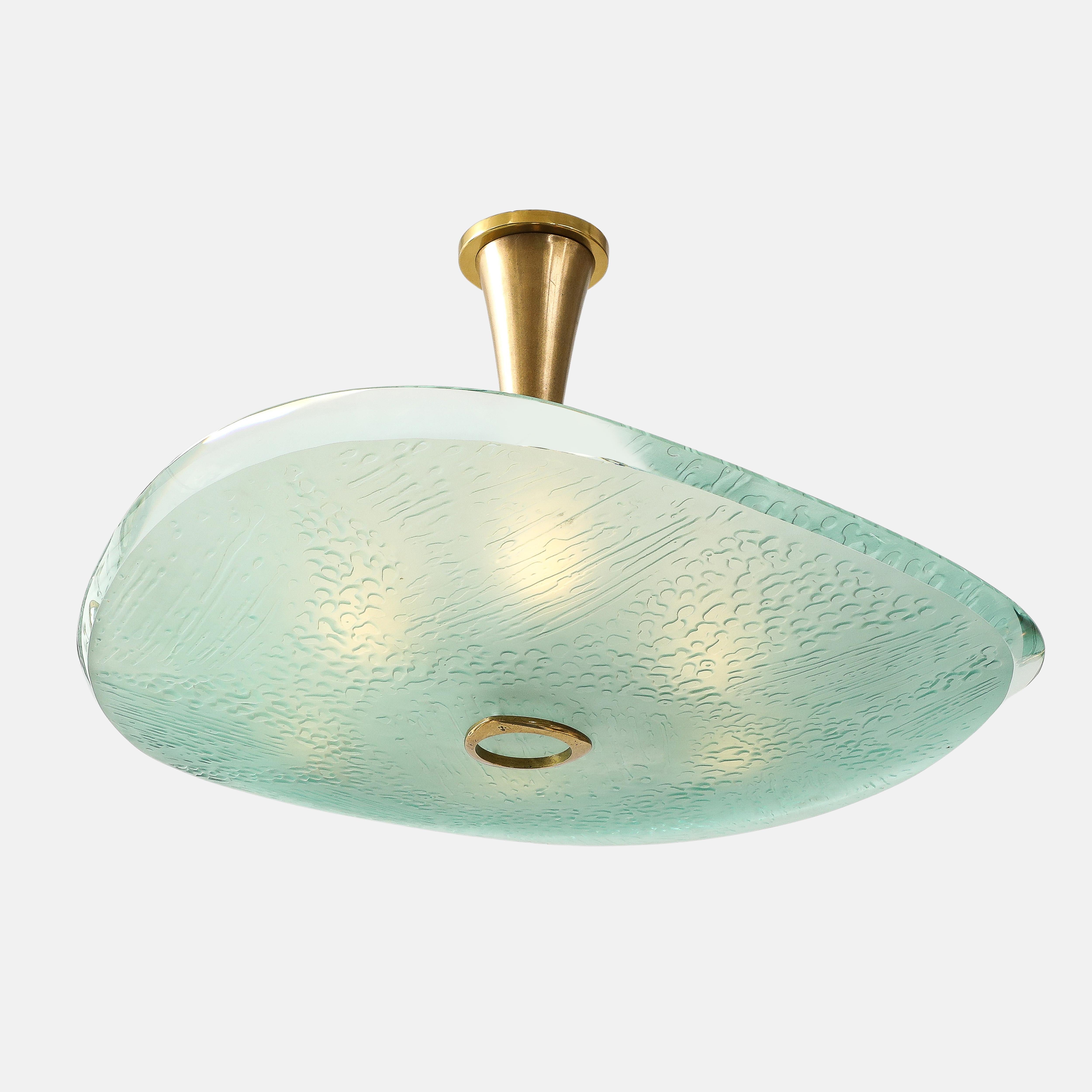 Max Ingrand für Fontana Arte Rare Ceiling Light Modell 2067 (Moderne der Mitte des Jahrhunderts) im Angebot