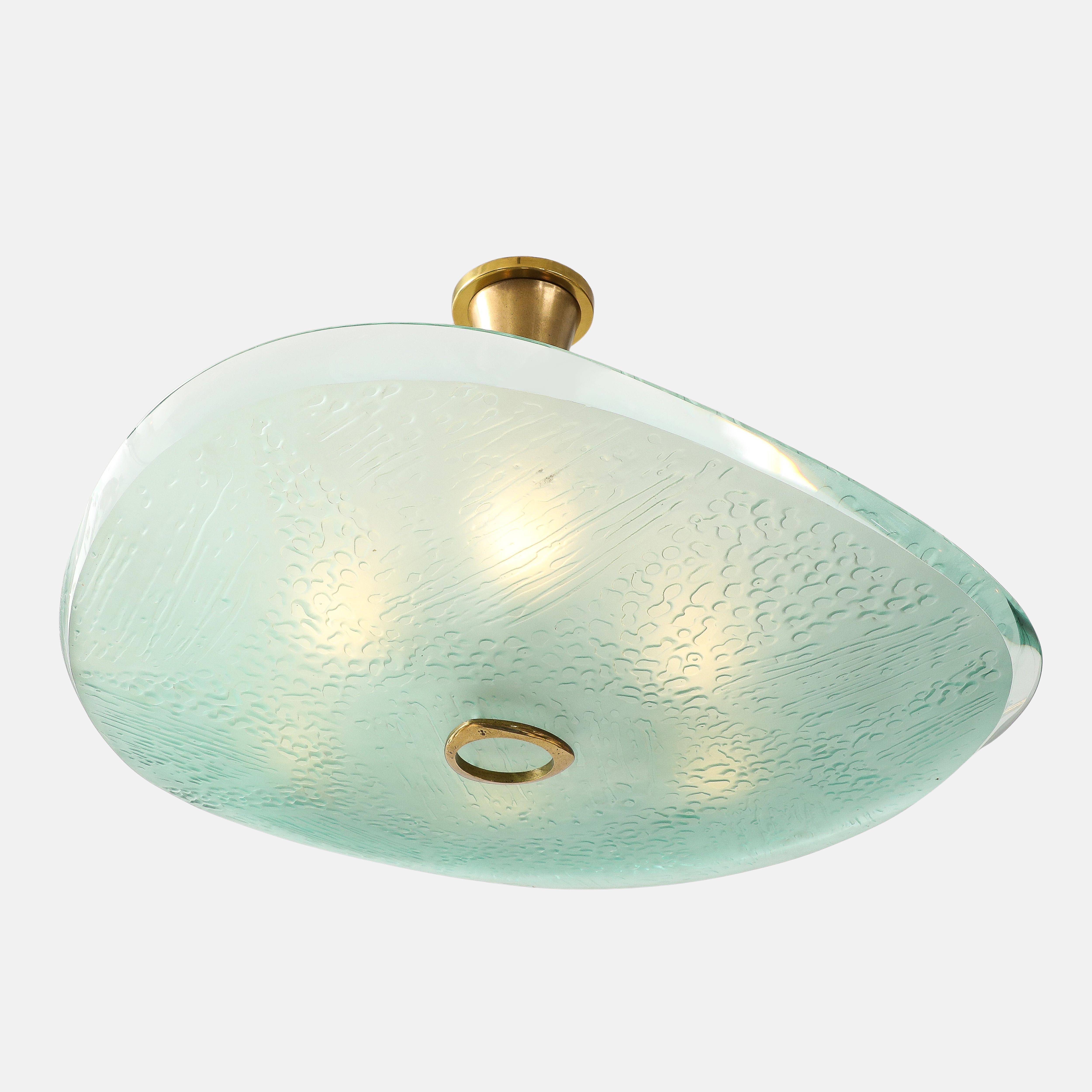Max Ingrand für Fontana Arte Rare Ceiling Light Modell 2067 (Italienisch) im Angebot