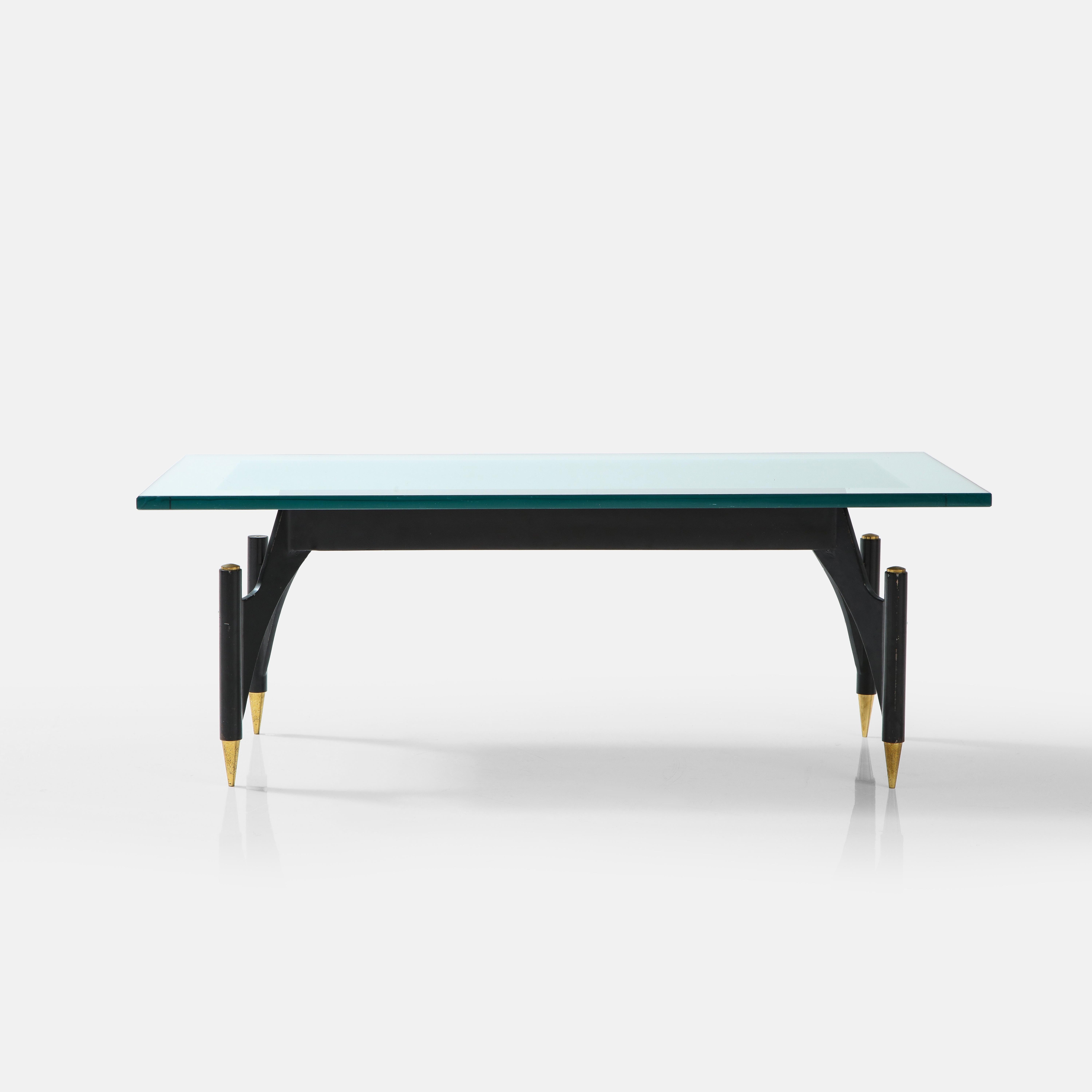 italien Table basse moderniste rare Max Ingrand pour Fontana Arte, modèle 2013, années 1960 en vente