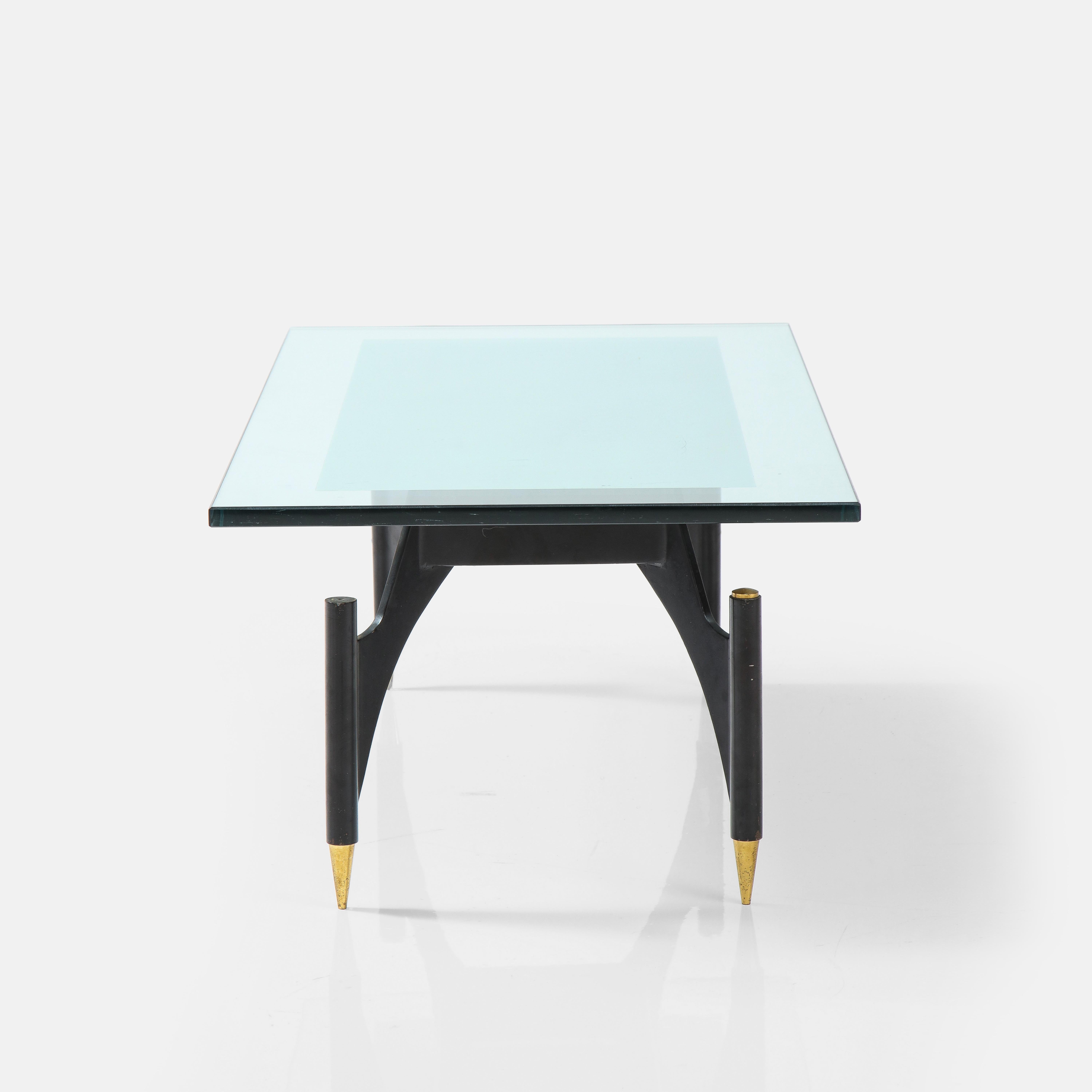 Table basse moderniste rare Max Ingrand pour Fontana Arte, modèle 2013, années 1960 Bon état - En vente à New York, NY