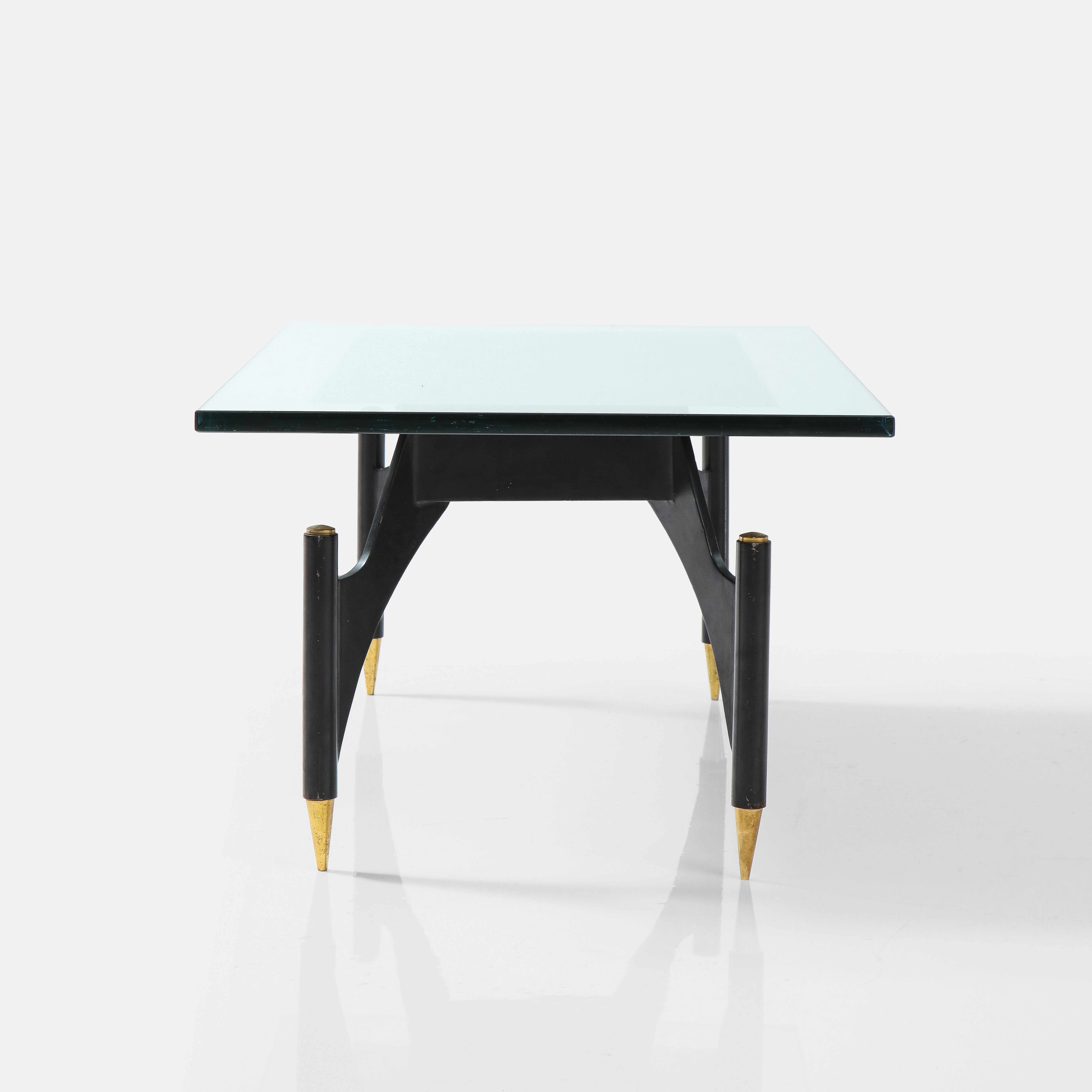 Table basse moderniste rare Max Ingrand pour Fontana Arte, modèle 2013, années 1960 en vente 1